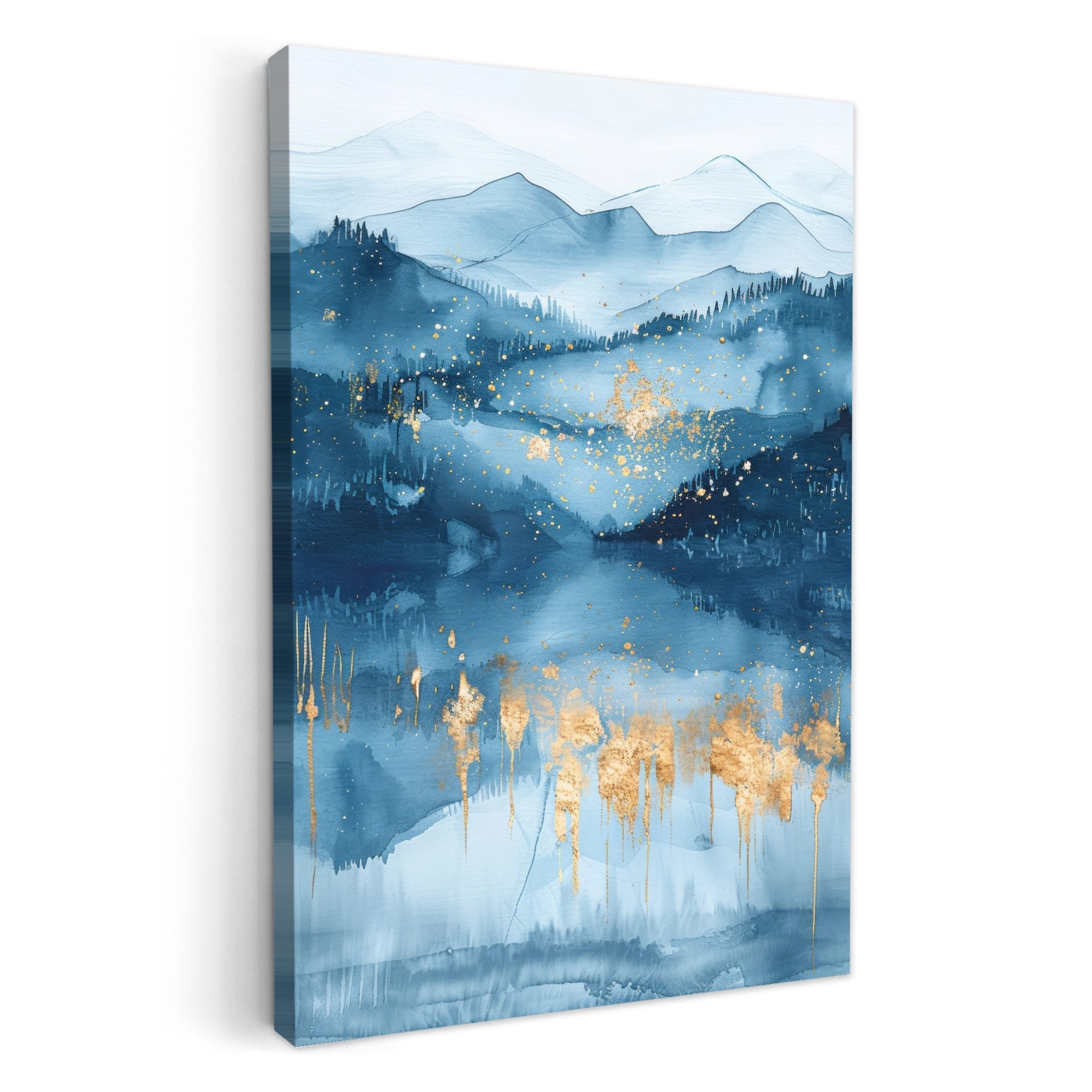 OneMillionCanvasses® Leinwandbild Landschaft - Blau - günstig online kaufen