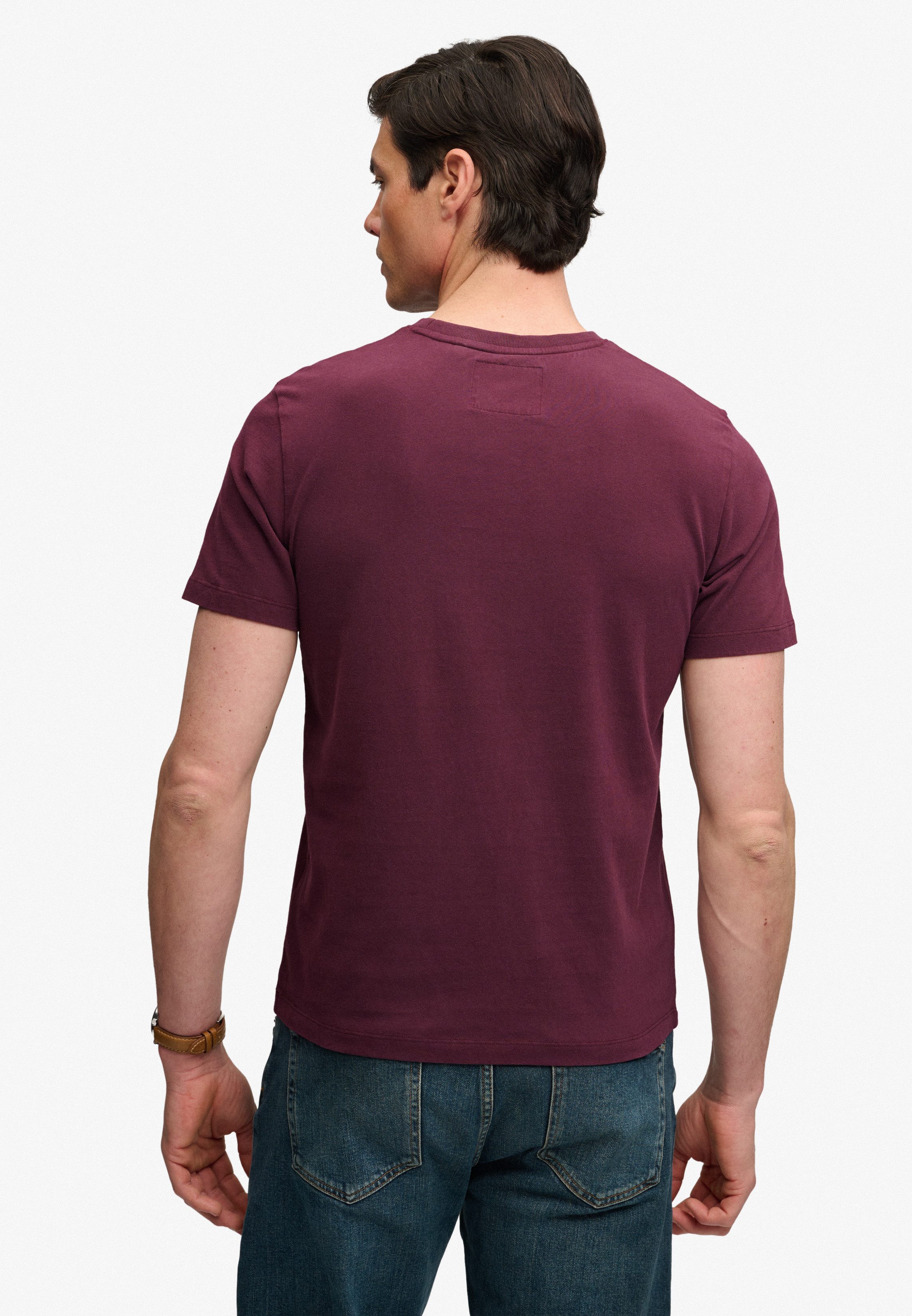 Superdry Rundhalsshirt VL CLASSIC TEE Baumwolle, relaxed fit