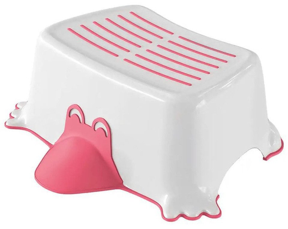 Dusch- und Badhocker DUCK Kinder-Tritthocker für das Bad, Rosa