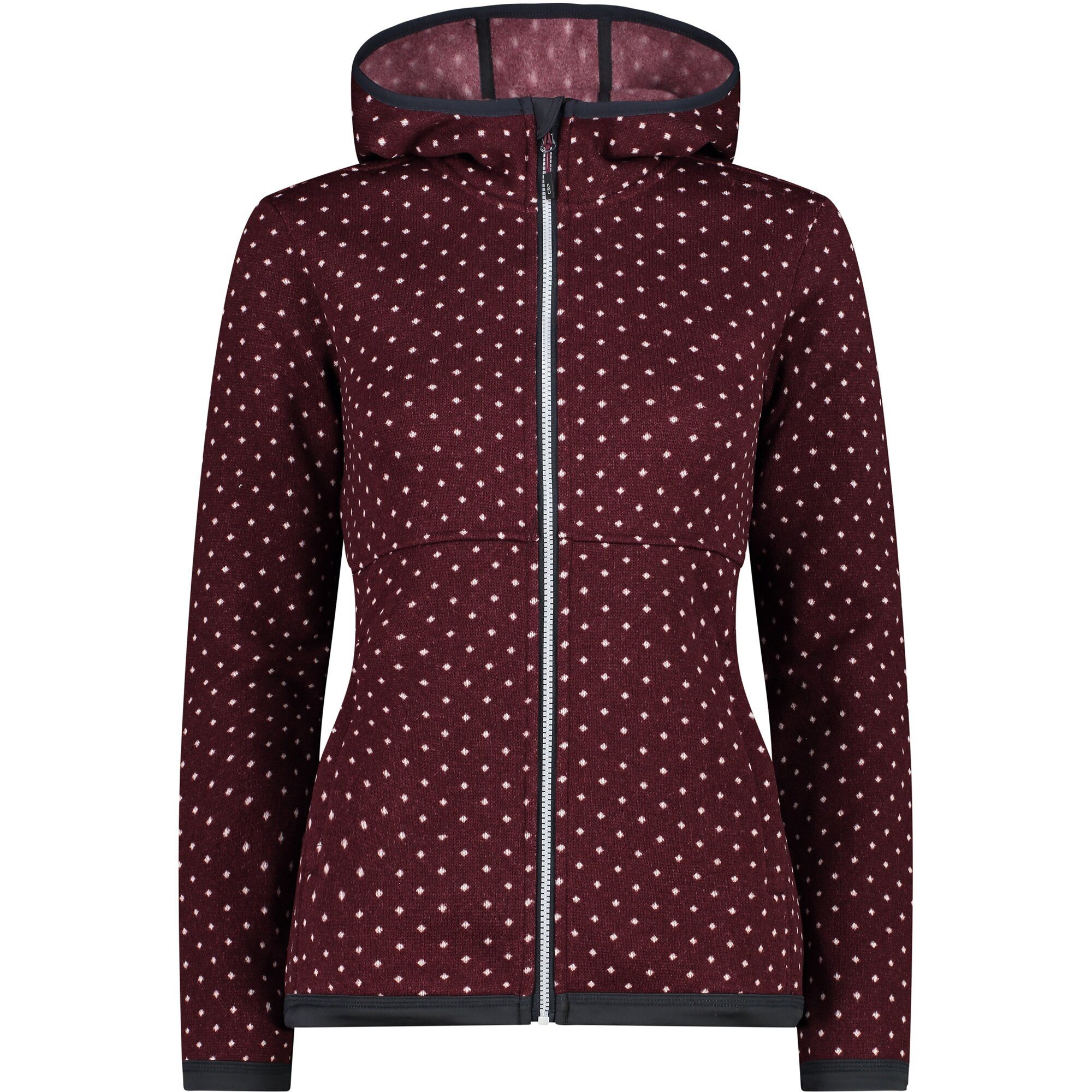 CMP Strickfleecejacke WOMAN JACKET FIX HOOD wärmend, Übergangsjacke günstig online kaufen