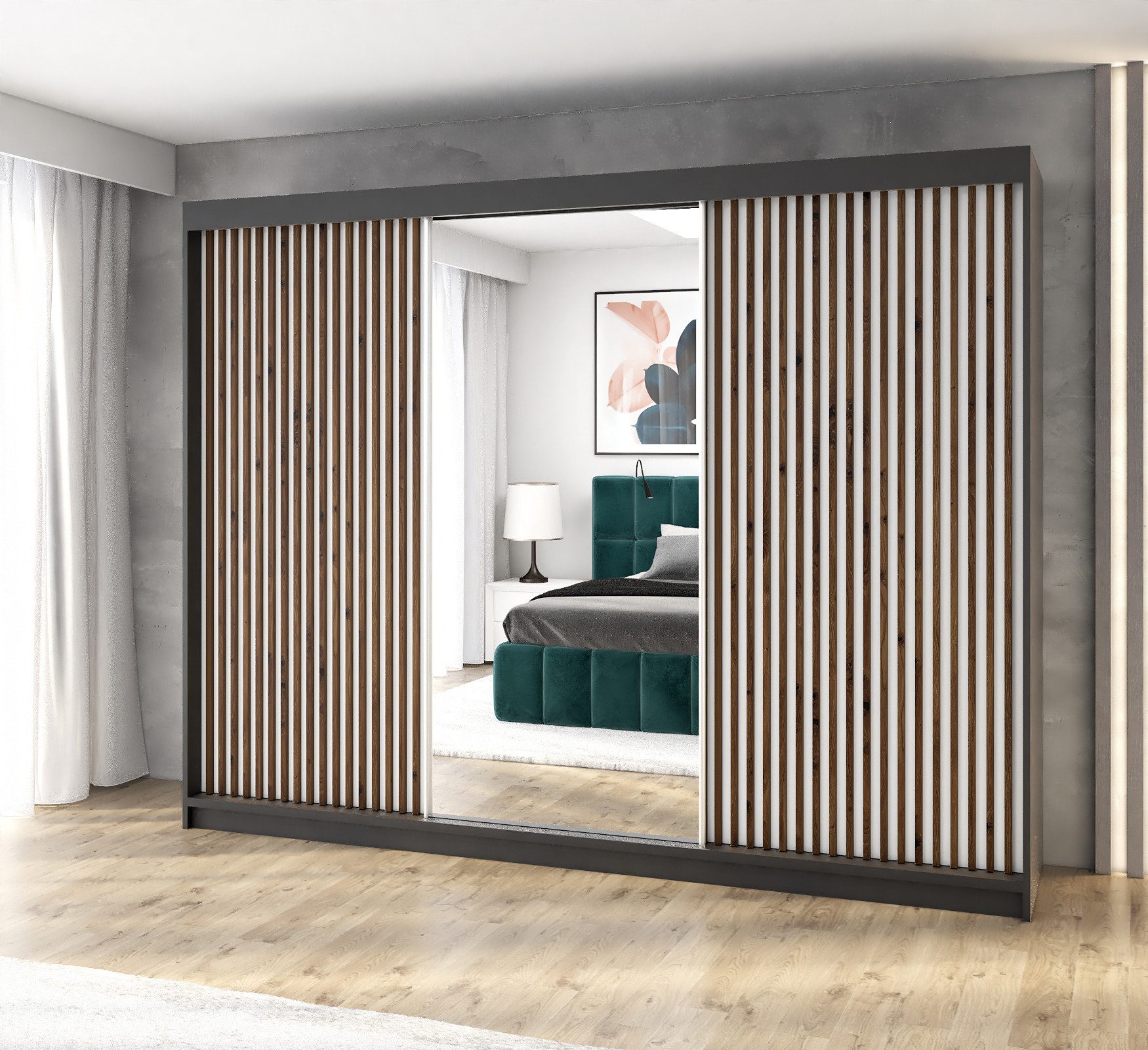 A&J MöbelLand GmbH Schwebetürenschrank FARA 200 günstig online kaufen
