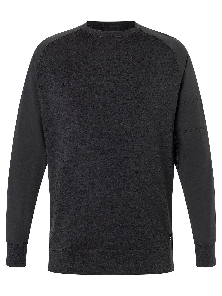 Langarmshirt für Herren, Merino M DWR LS