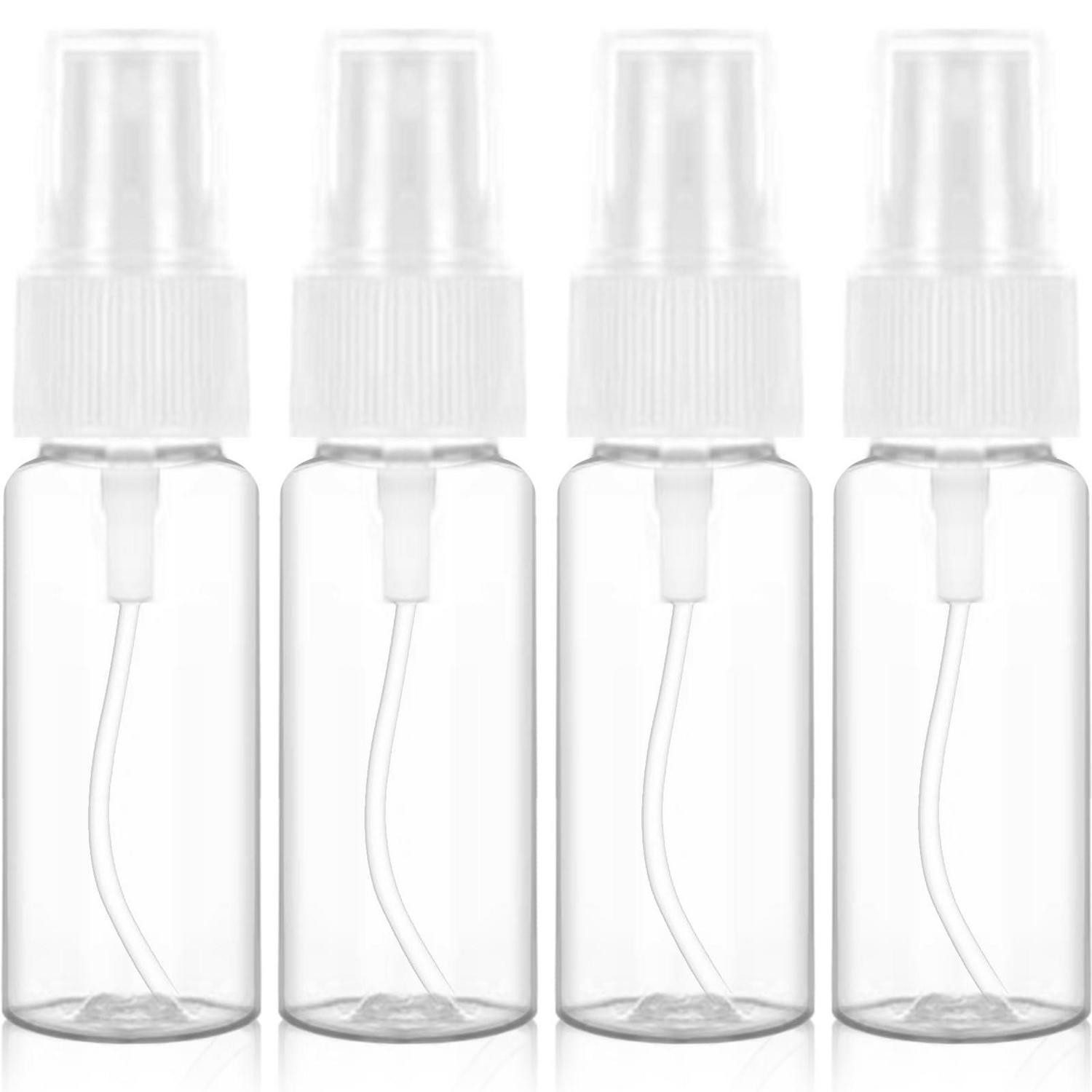 LuxusKollektion Sprühflasche Zerstäuberflasche 4x20ml Transparent Klein