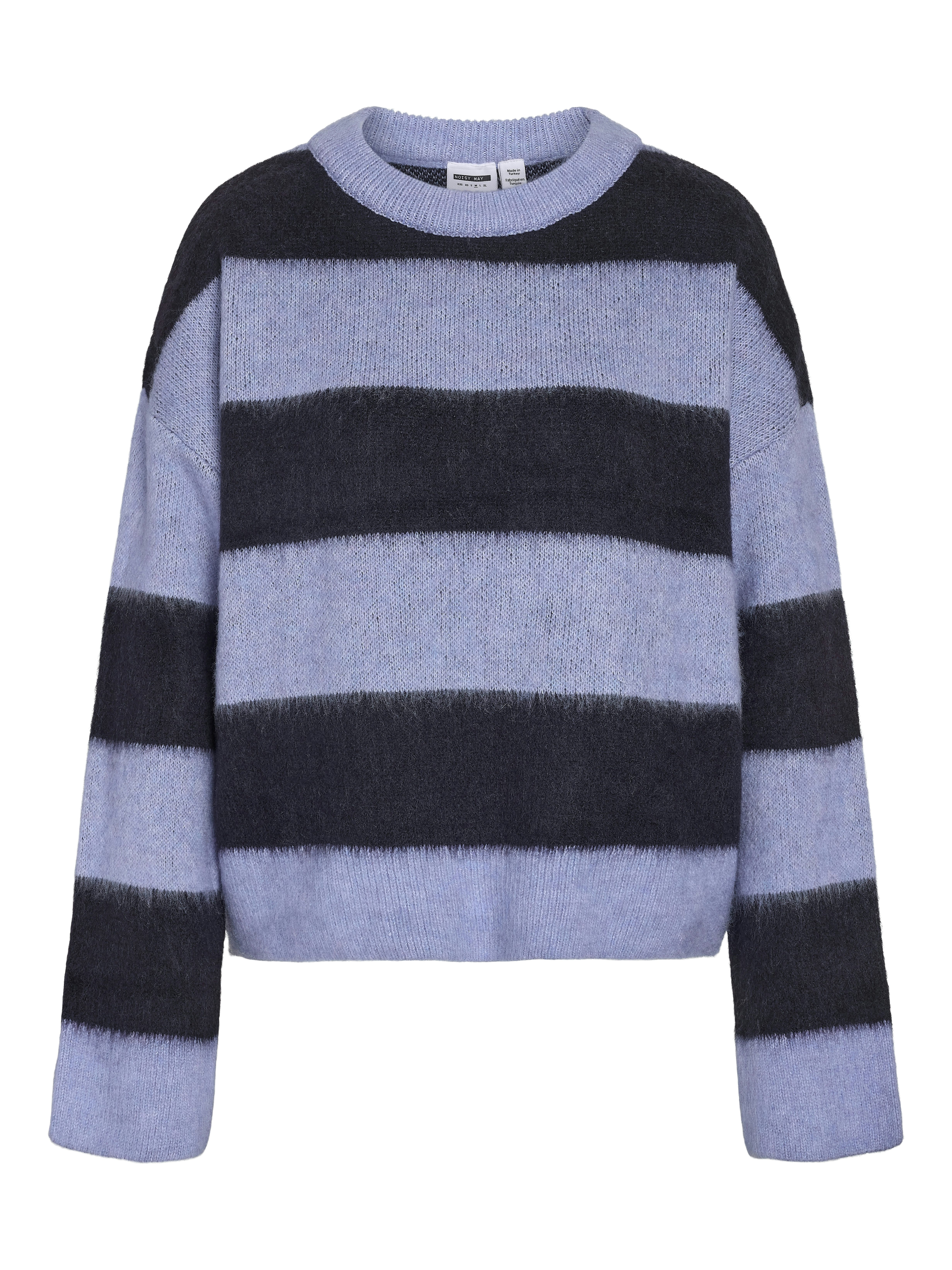 Noisy may Strickpullover NMSOFF L/S O-NECK KNIT NOOS Materialmix, regular fit