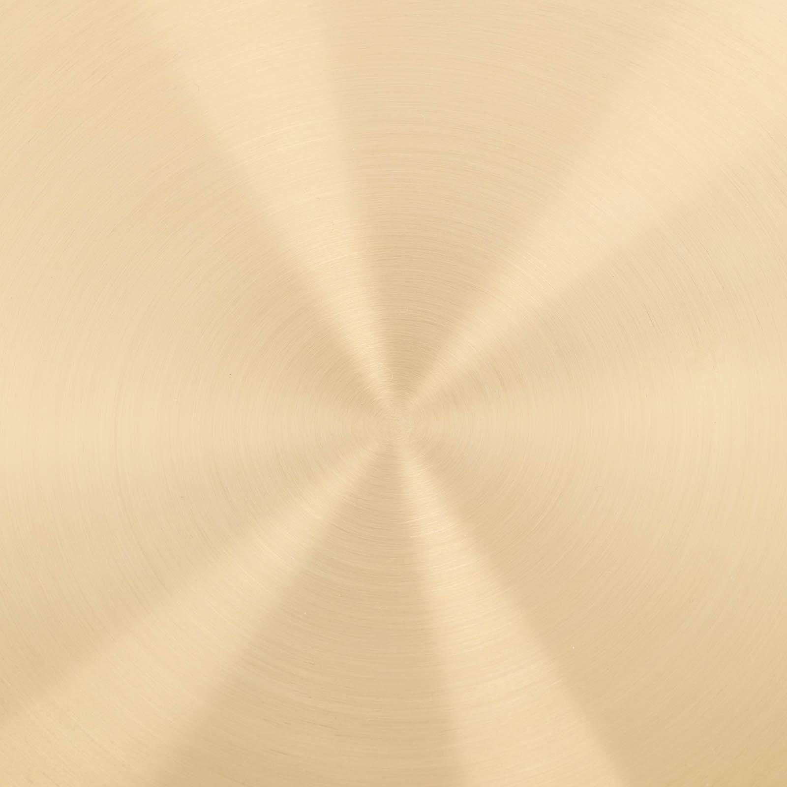 1 H aus Snow Karbonstahl, Zentimeter Couchtisch | Gold Couchtisch), Zuiver 35 Ø 60 Zentimeter, Couchtisch (Packung, Gold
