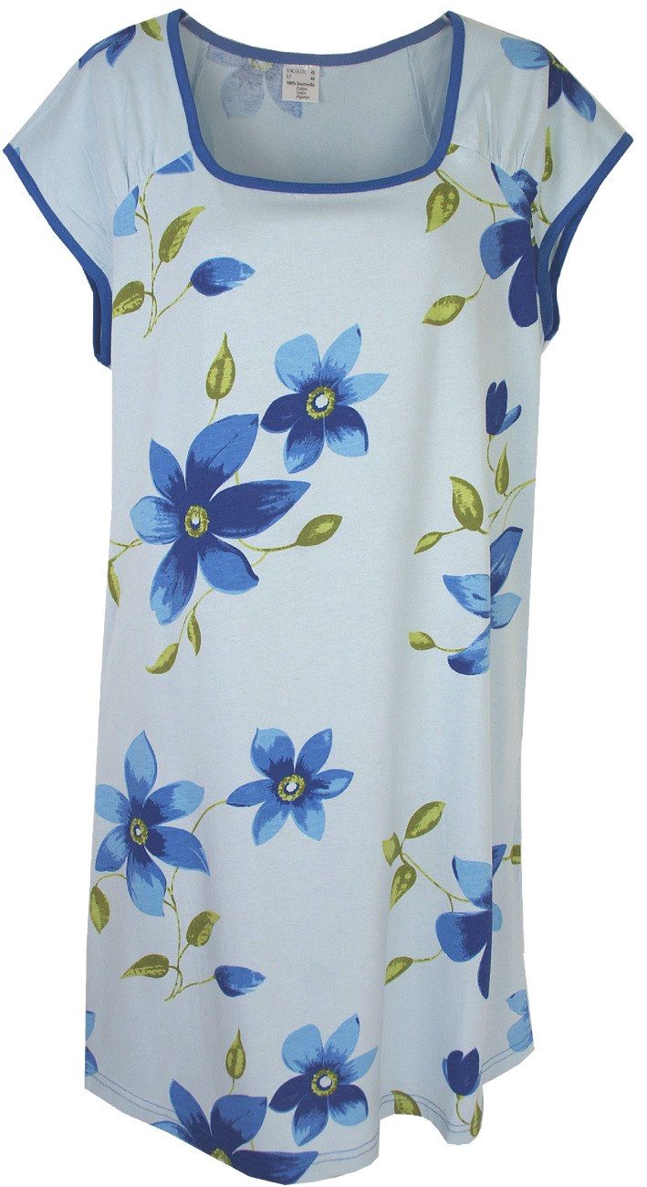 Consult-Tex Nachthemd Damen Nachthemd Bigshirt Sleepshirt DF861 Blumendruck günstig online kaufen