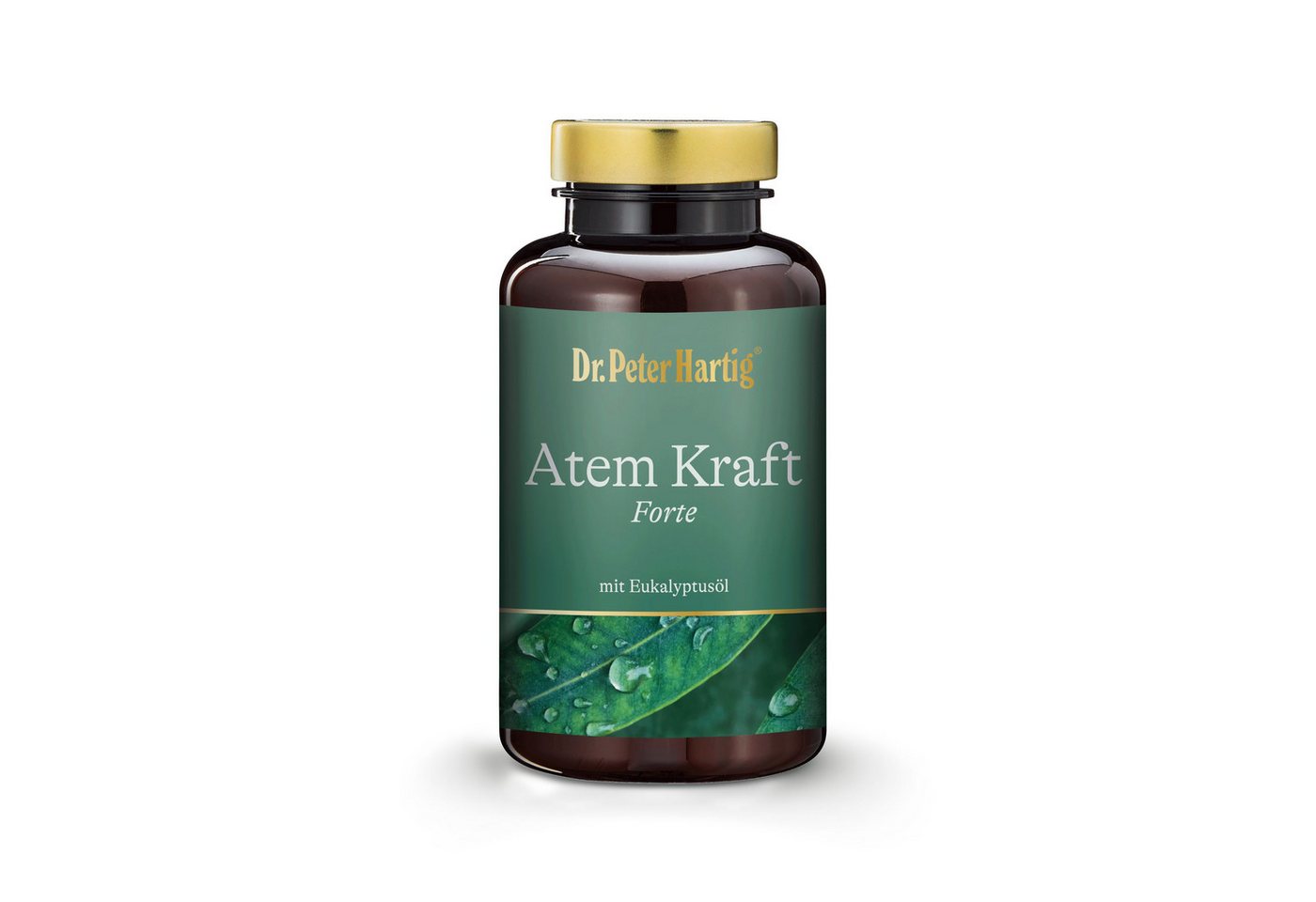Dr. Peter Hartig Atem Kraft Forte, unterstützt die Atmung und Lunge, OPC, Eukalyptusöl, Kapseln, 120 Kapseln, 4-Monats-Vorrat, à 69 g, Atem Kraft Forte 120 Kapseln Atmung Lungen OPC Eukalyptusöl