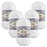 5 x ALIZE Velluto 55 White