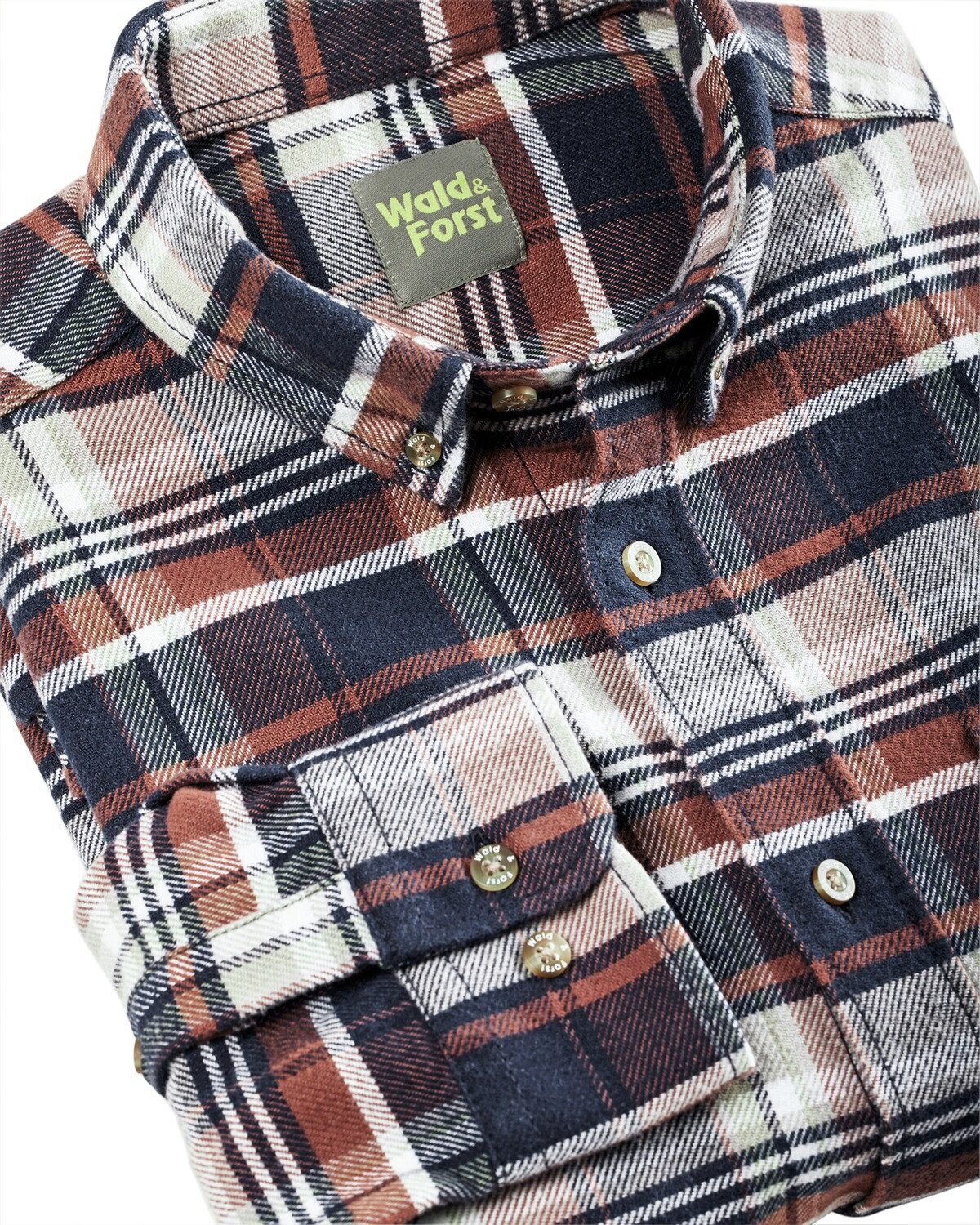 Wald & Forst Langarmhemd Jagdhemd