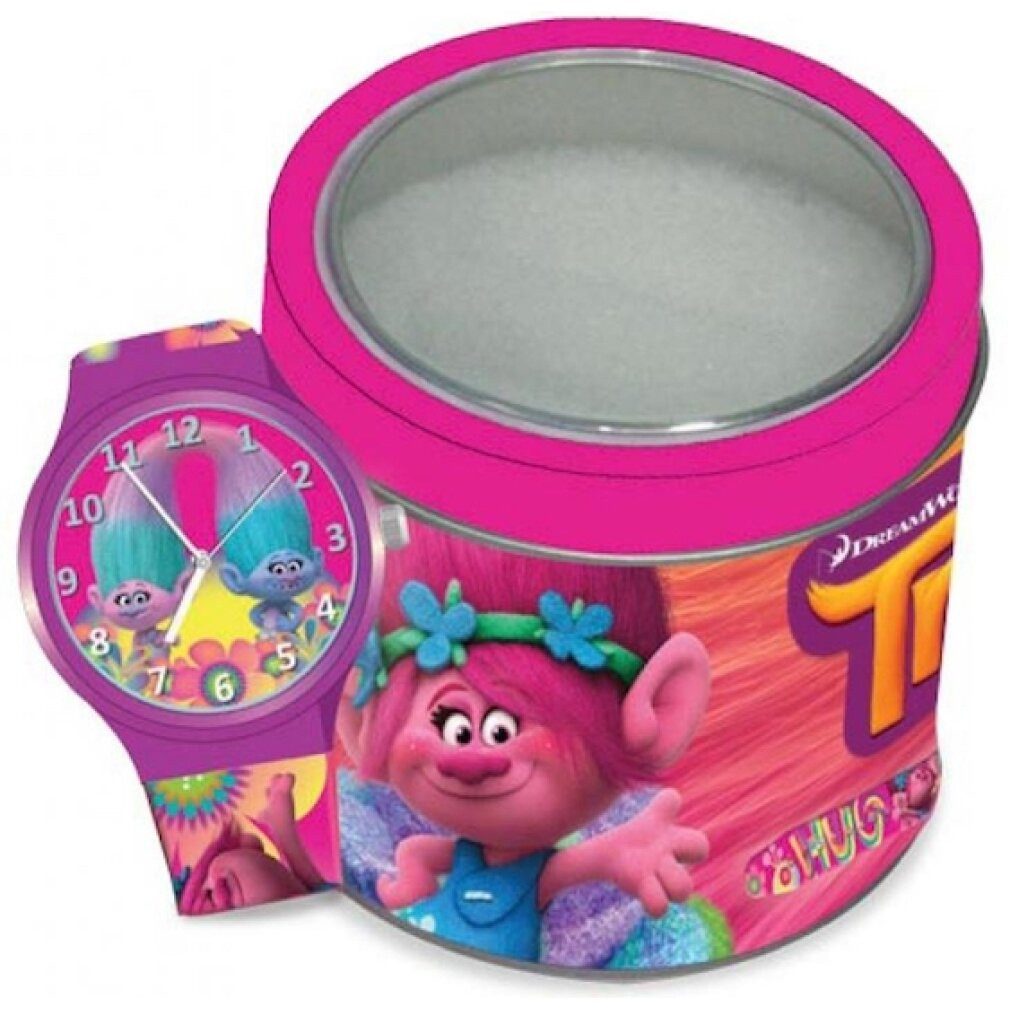 Diakakis Luxusuhr WALT DISNEY KID WATCH Mod. TROLLS - Tin Box