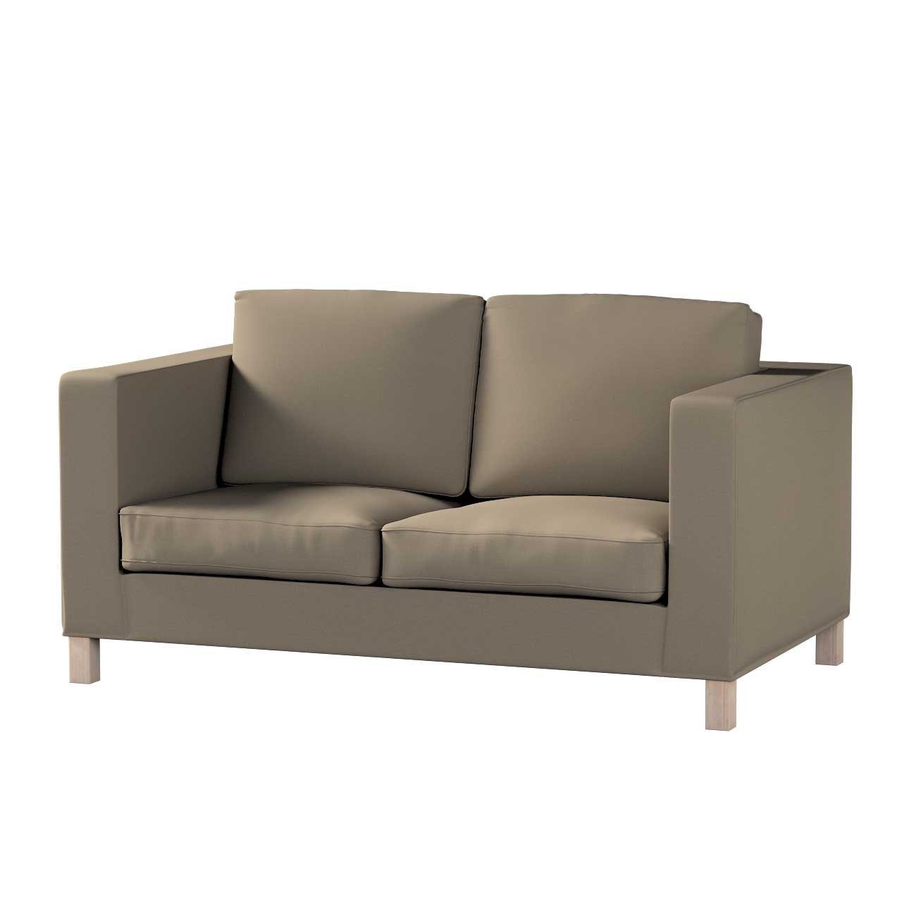 ausklappbar nicht Living Sofa Sofahusse 2-Sitzer kurz, II, mokka Karlanda Dekoria