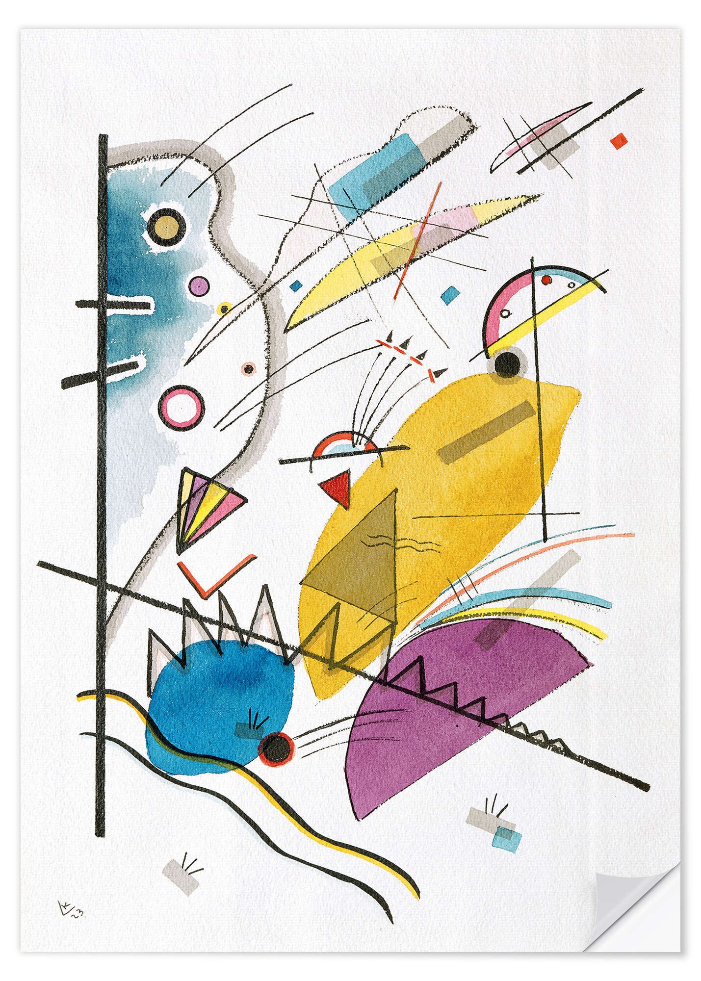 Wandfolie Wassily Kandinsky