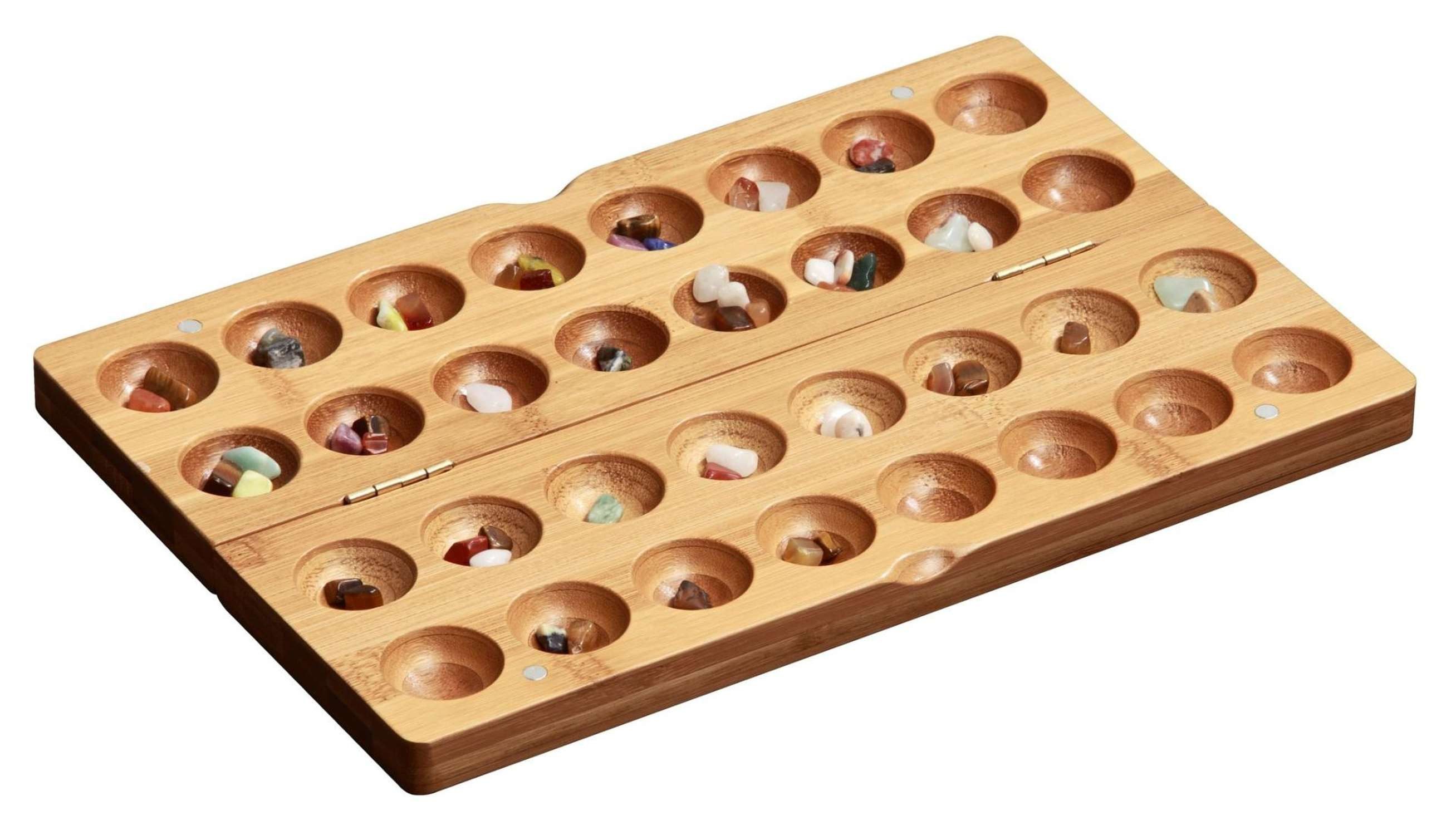 Philos Spiel Traditionelles Strategiespiel Hus aus Bambus klein