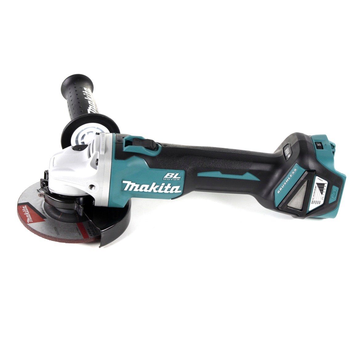 Makita Akku-Winkelschleifer DGA 511 ZJ Akku Winkelschleifer 18V 125mm Brushless Solo + Makpac