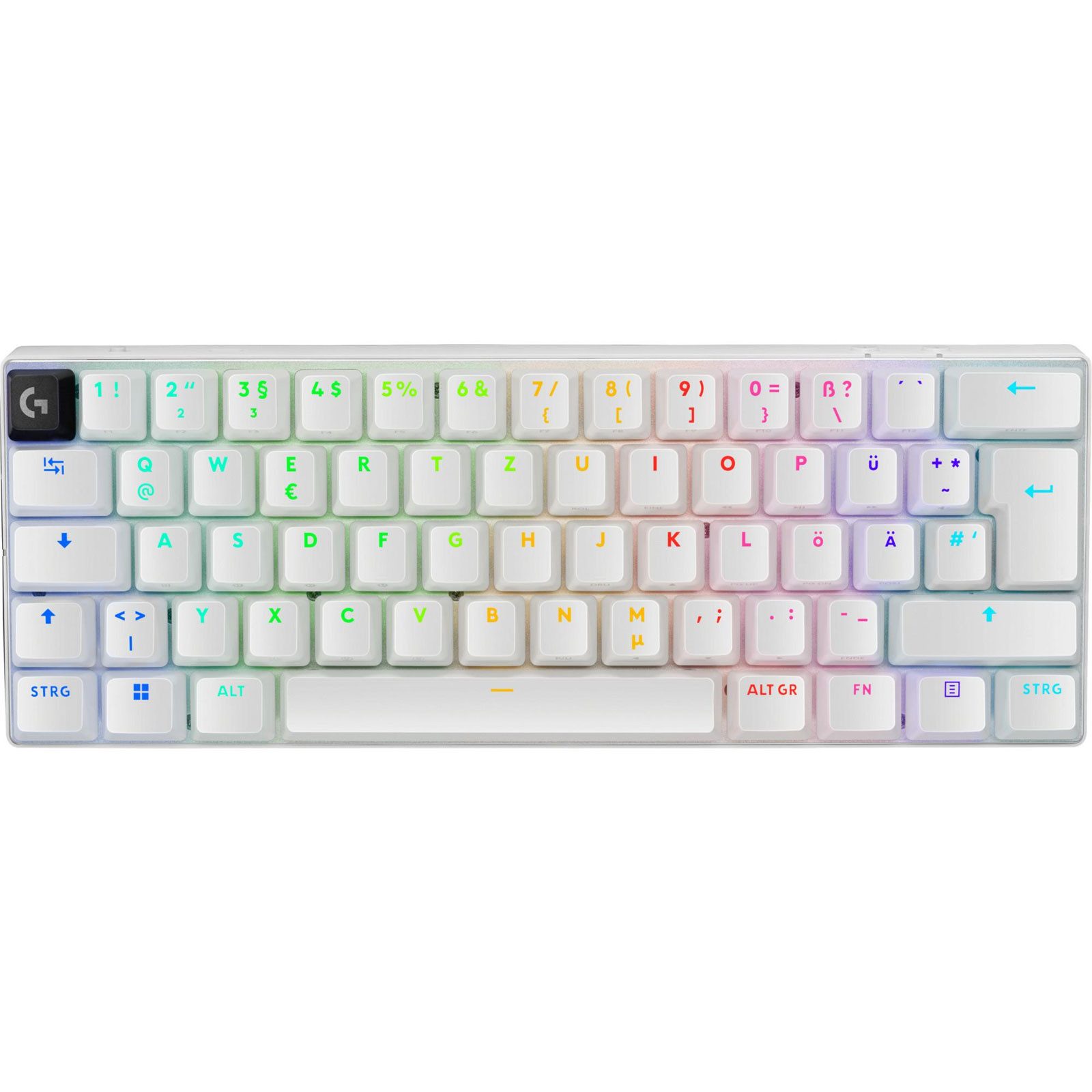 Logitech X 60 Tastatur (RGB-LED, Anpassbare Tastaturhöhe)