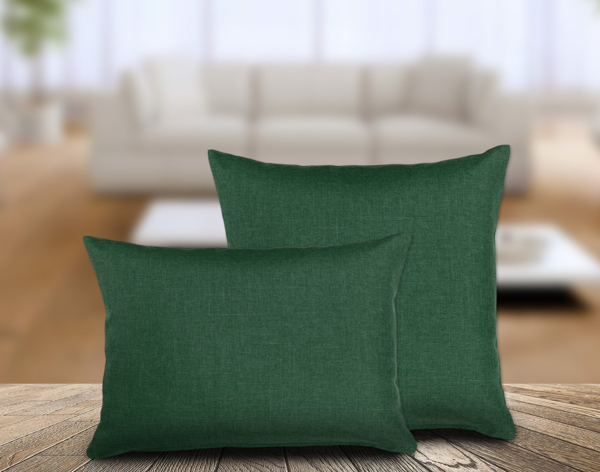 Beautex Kissenhüllen Kissenhüllen Leinen Optik, Kissen günstig online kaufen
