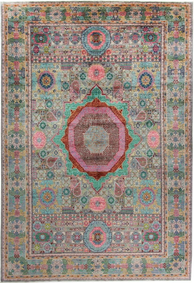 Orientteppich Mamluk 244x358 Handgeknüpfter Orientteppich, Nain Trading, rechteckig, Höhe: 6 mm