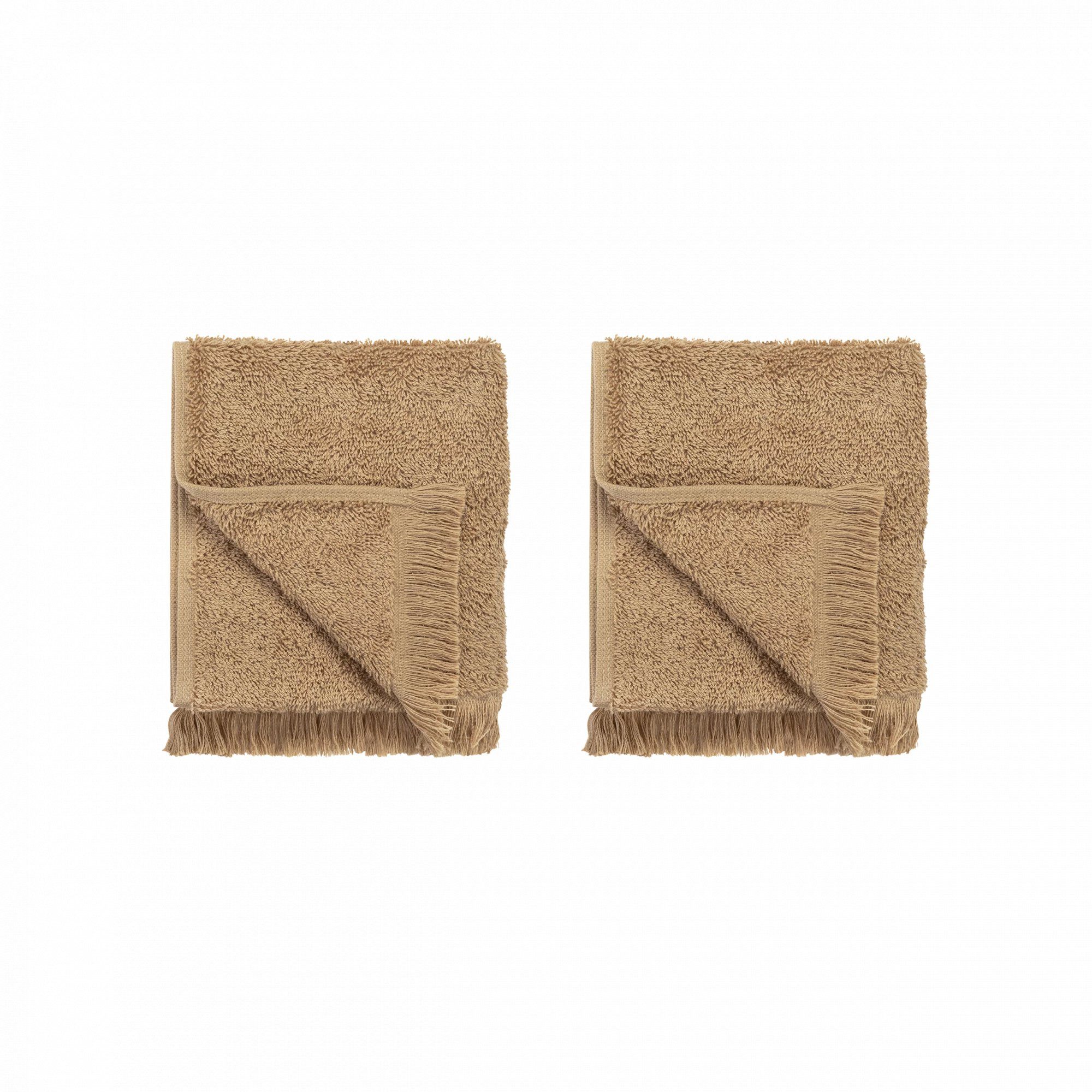 blomus Gästehandtücher -FRINO- 2er Set Luxuriöse Gästehandtücher mit Fransen-Design, (Set, 2-St), Luxuriös, Baumwolle, Fransen-Design, Pflegeleicht, 60 °C wasch – Bild 2 von 2