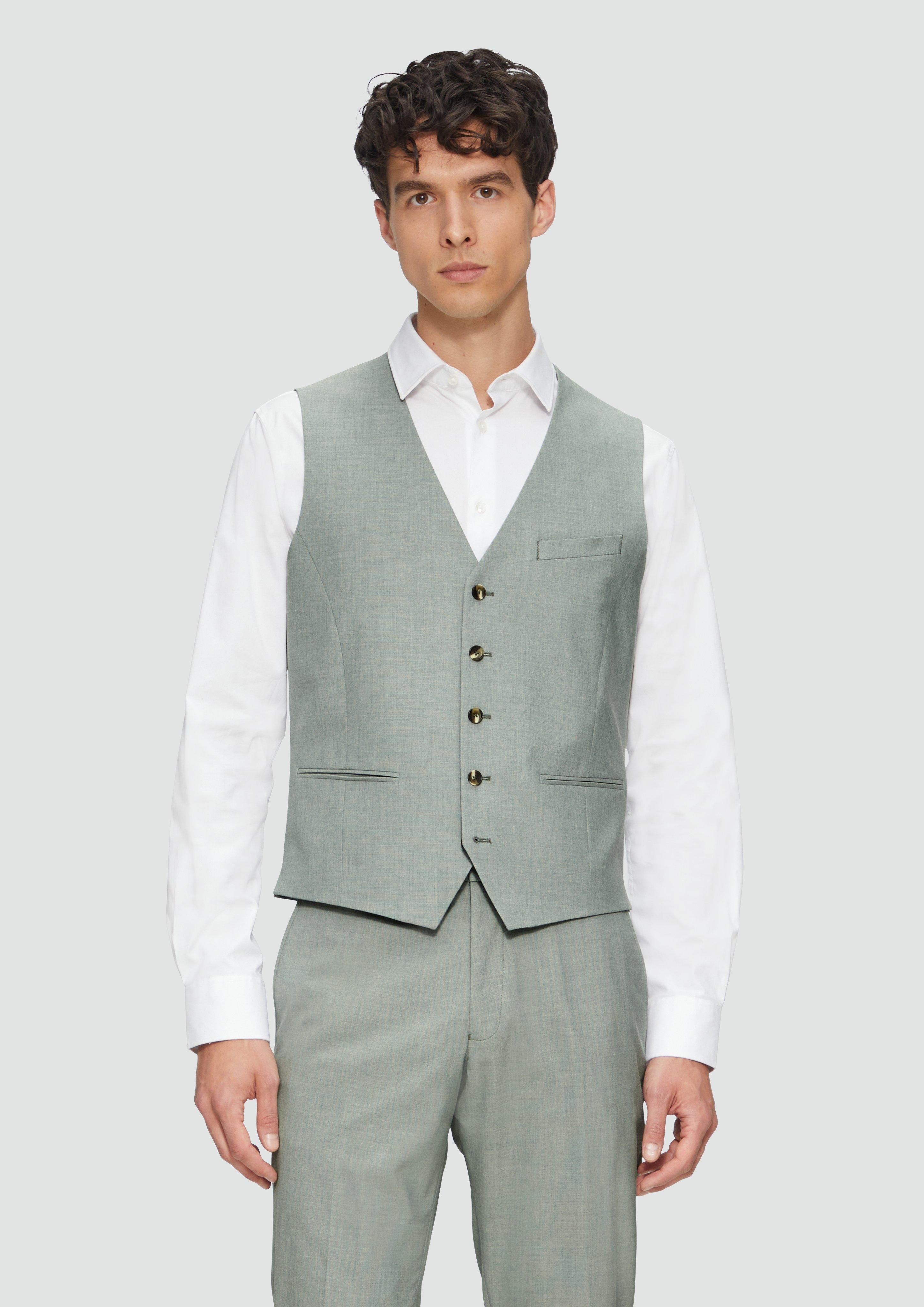 s.Oliver BLACK LABEL Anzugweste s.O Pure: günstig online kaufen