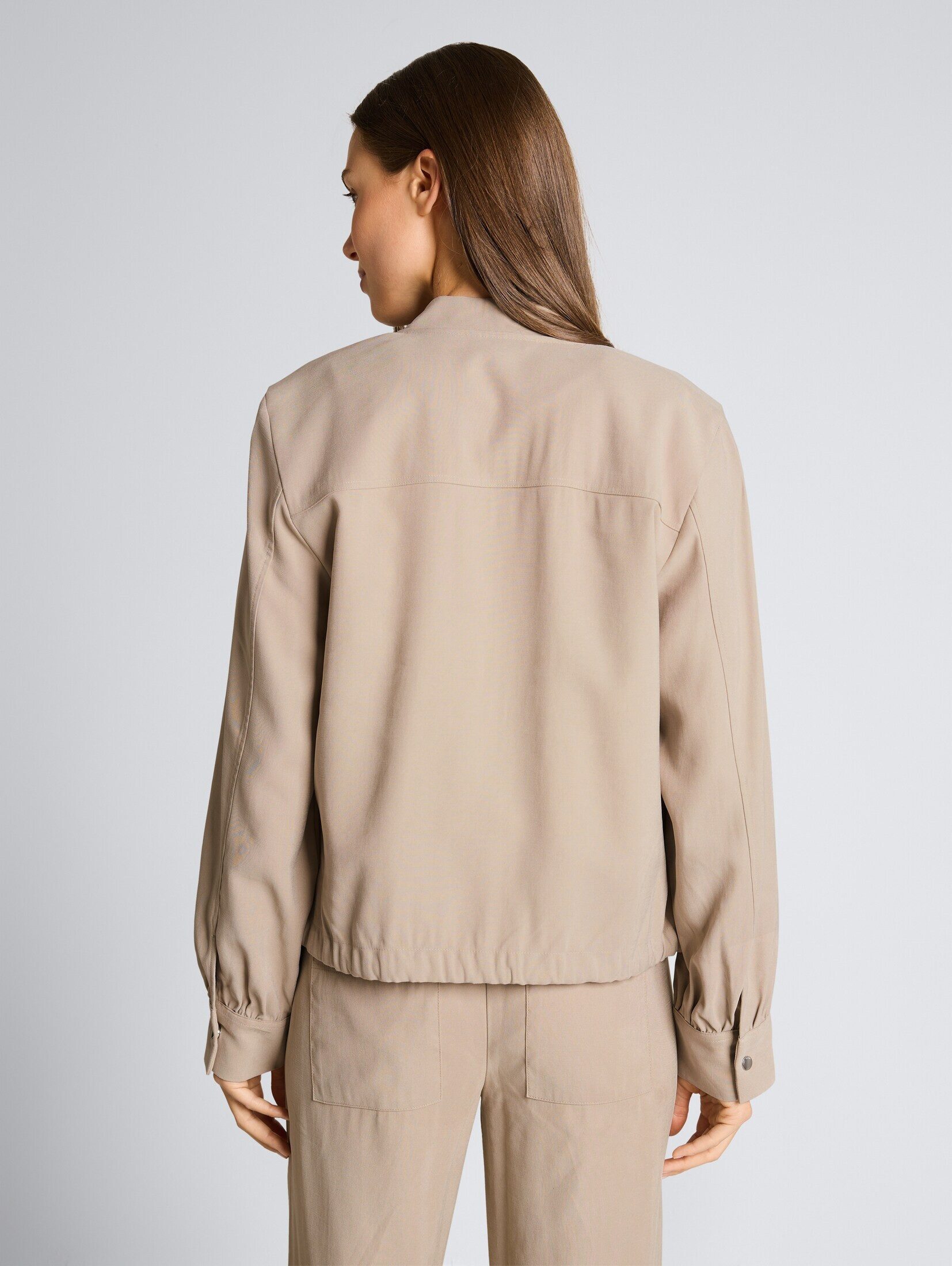 TOM TAILOR Jackenblazer Blazer Loose Fit Bomberjacke mit Brusttaschen