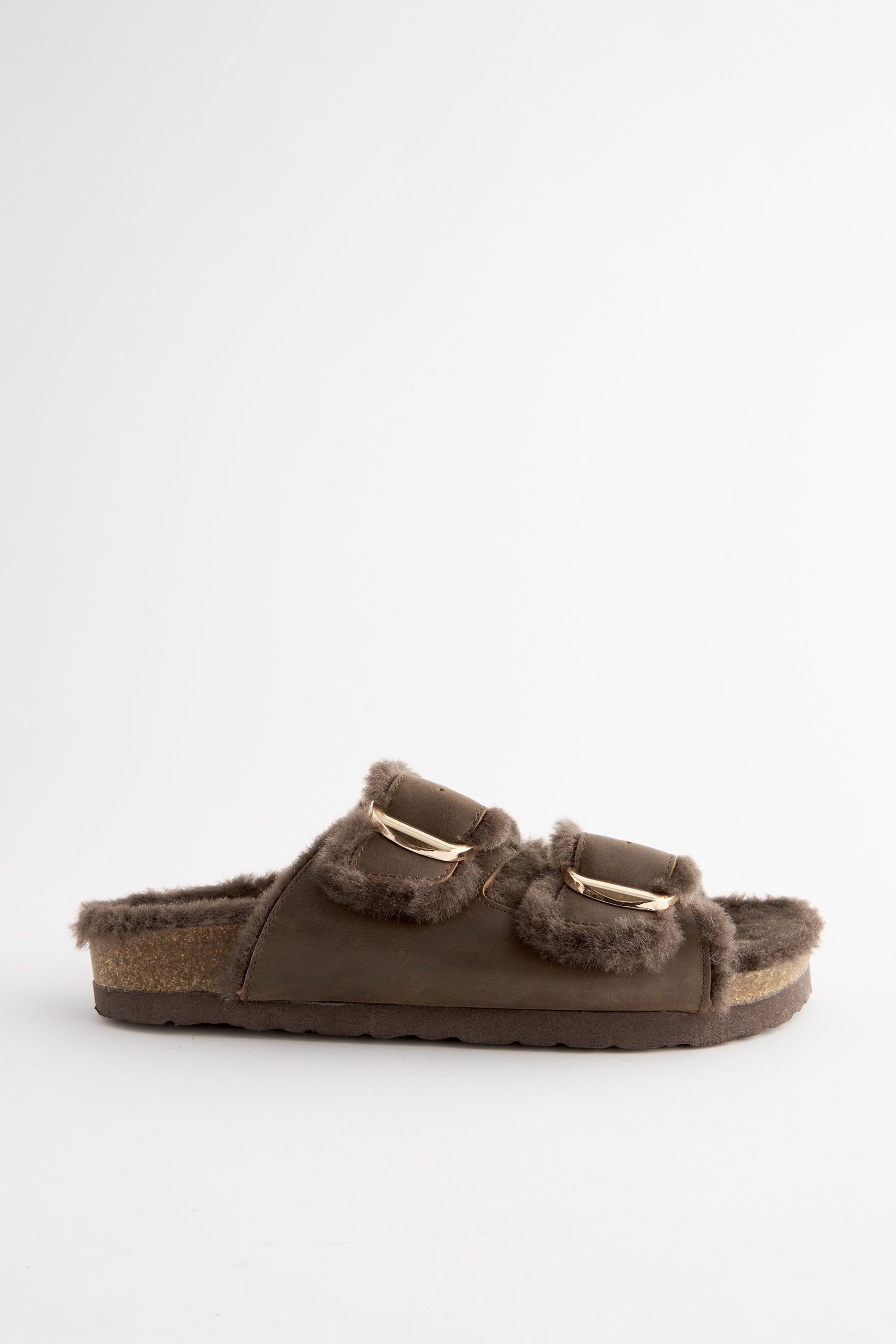 Next Forever Comfort® Sandalen mit Kunstfell, günstig online kaufen