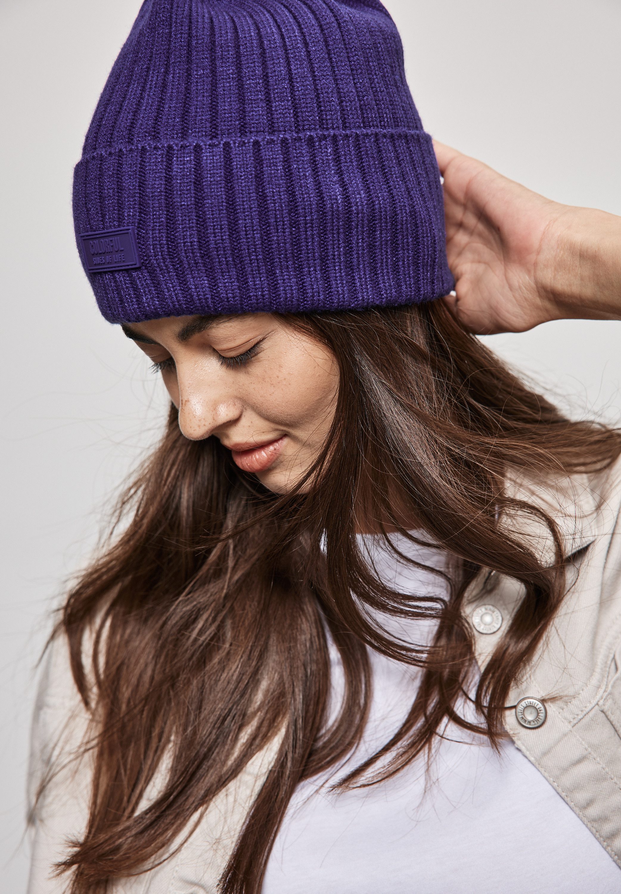 STREET ONE Schirmmütze in Ripp Optik