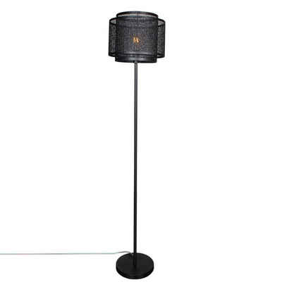 By Rydens Stehlampe Hermine, ohne Leuchtmittel, Schwarz matt, orientalisches Design, ideal für das Wohnzimmer, E27