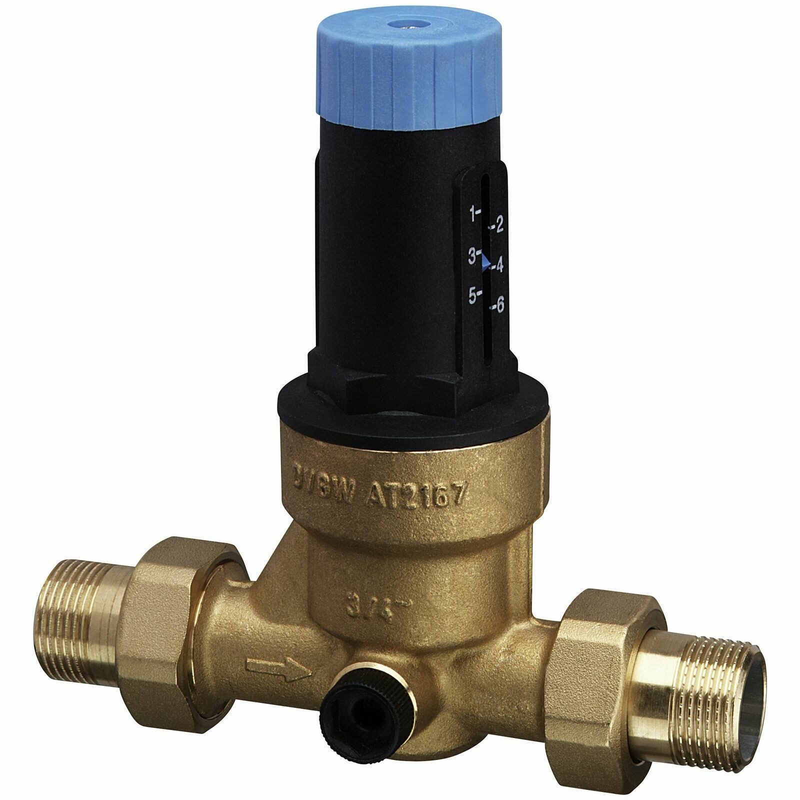 Watts Wasser-Druckminderer WATTS DM1 Druckminderer, 1"
