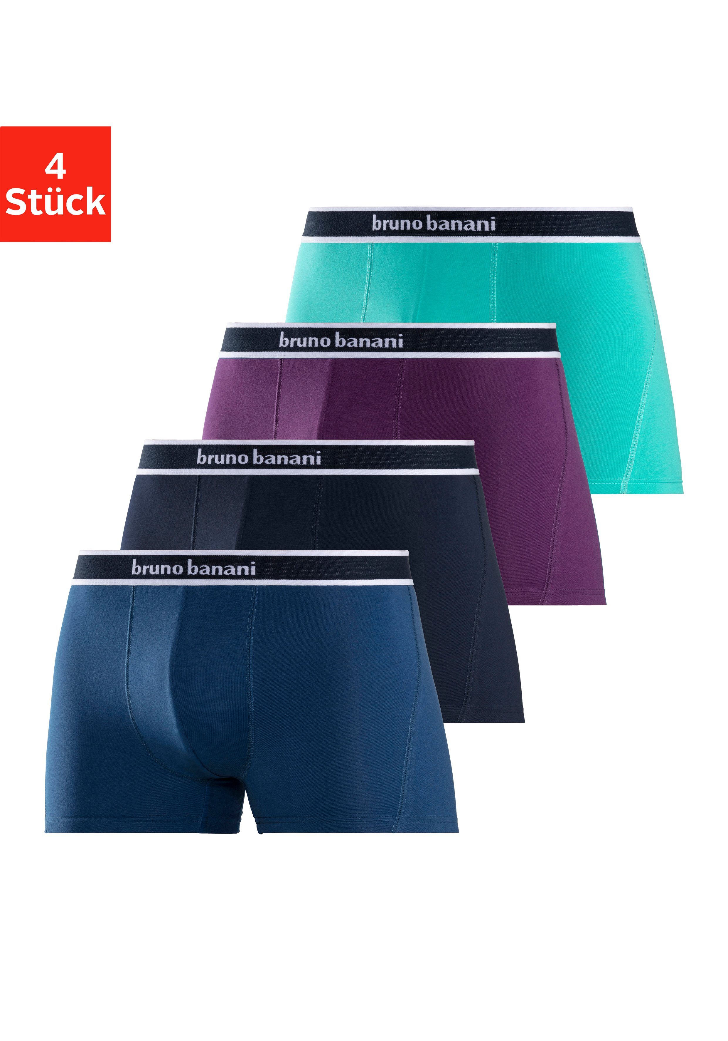 Bruno Banani Boxer "Boxershorts für Herren", mit Steifen und Logo im Bund günstig online kaufen