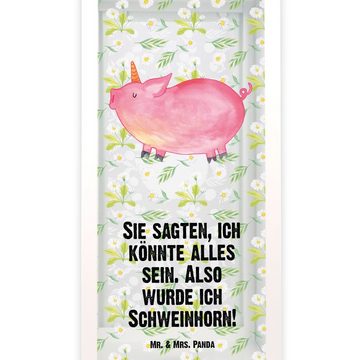 Mr. & Mrs. Panda Gartenleuchte Einhorn Schweinhorn - Transparent - Geschenk, witzig. lustig, Laterne