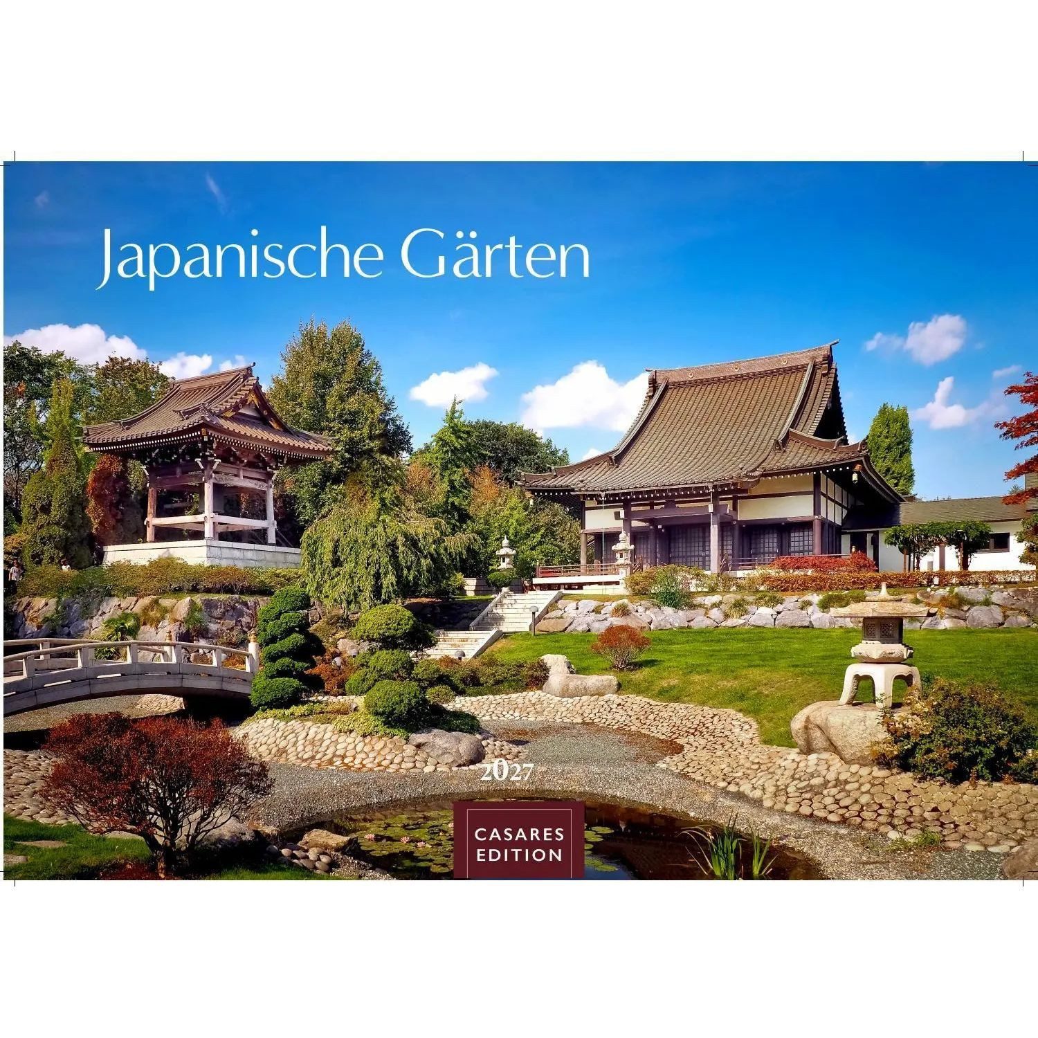 Wandkalender Japanische Gärten Kalender 2027 - Wandkalender, Fotokalender Asien...