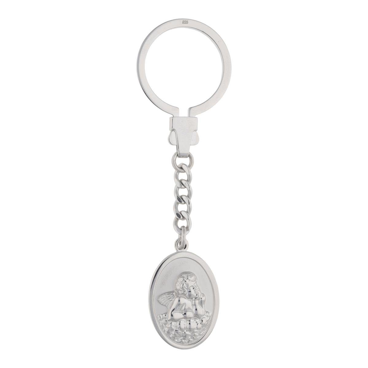 JuwelmaLux Schlüsselanhänger Set JuwelmaLux Schlüsselanhänger Schutzengel 925 Silber rhodiniert