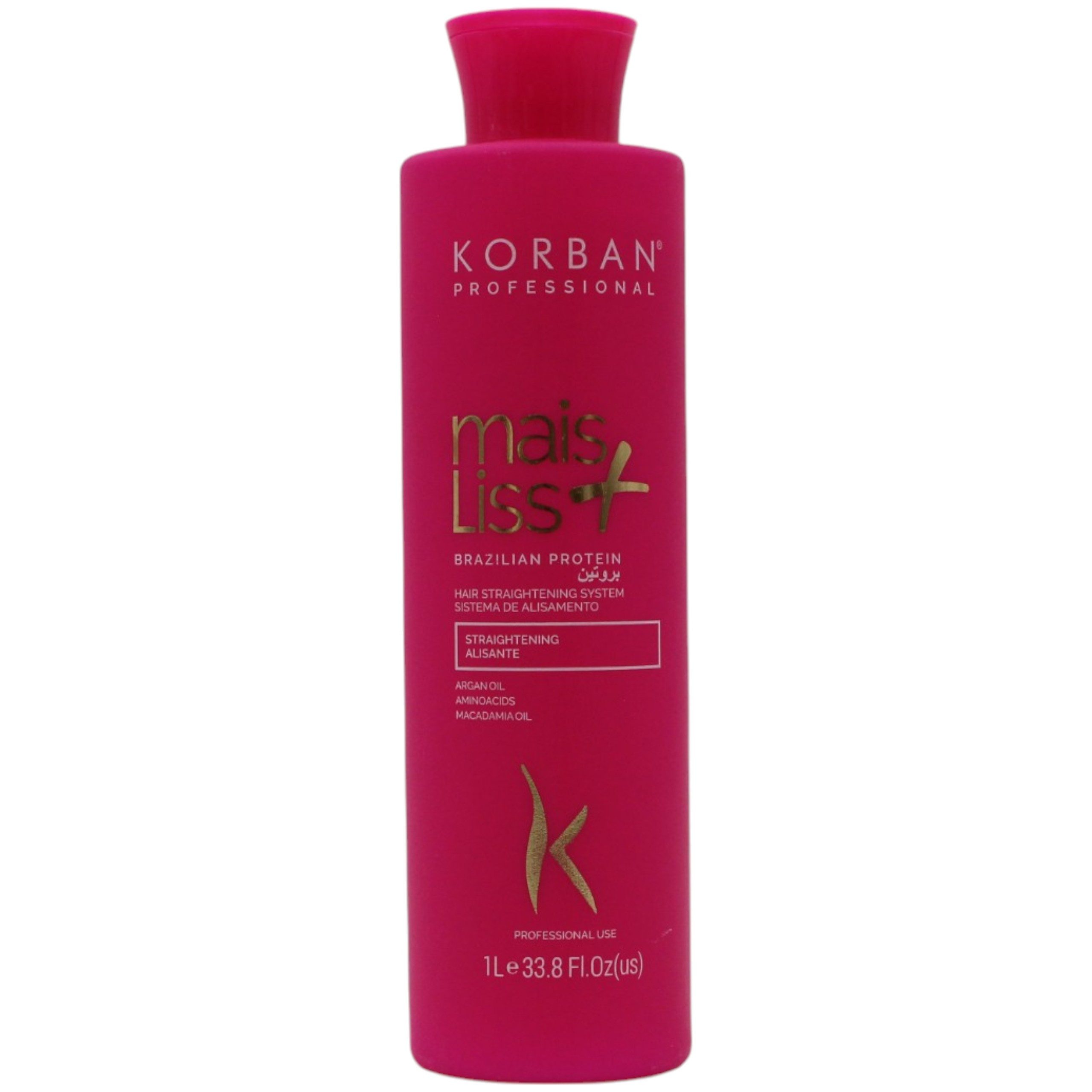 Haarspülung Korban Mais Liss Brazilian Protein-Glättung,Nährstoffe&Glanz der Haare