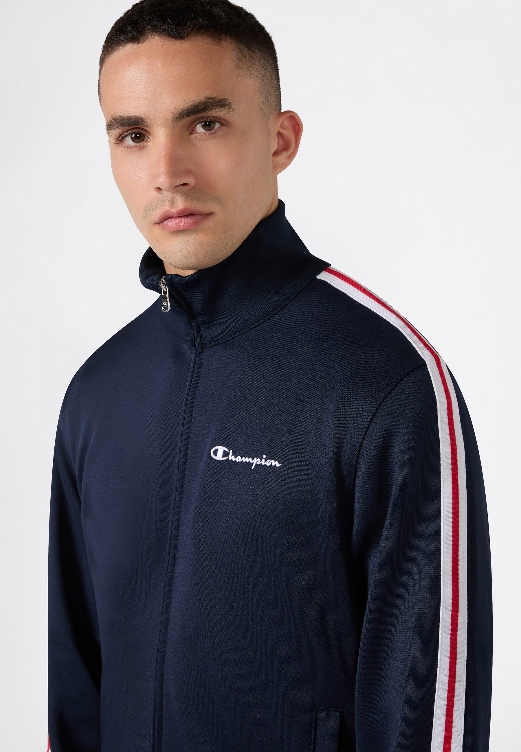 Champion Sweatshirt SPORTWEAR TRACK TOP Standard Fit mit sportlicher Optik, Standard Fit, aus Polyester und Baumwolle
