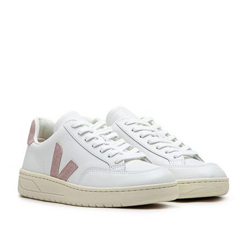VEJA Veja WMNS V-12 Leather (Weiß / Rosa) Sneaker