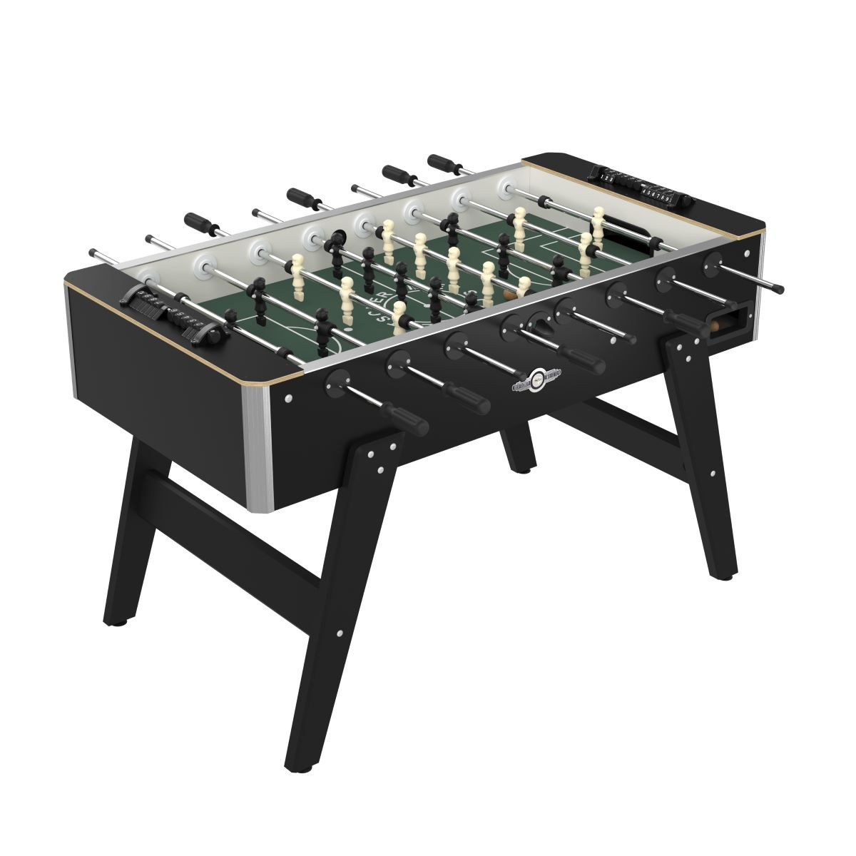 Deutscher Meister Kickertisch Tischfußball Kickertisch "PROFILINE 2.0", kratzfestes Laminat, Spielstangen aus verchromtem Hohlstahl