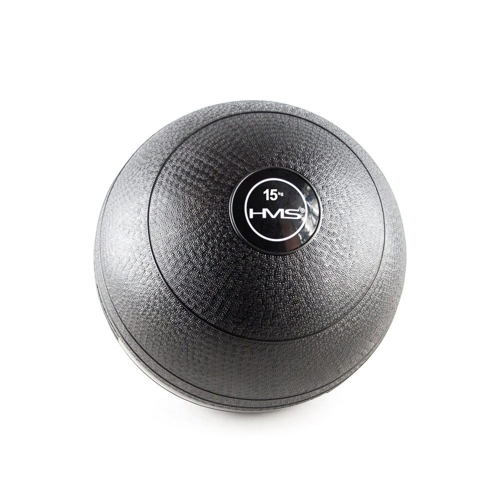 HMS Medizinball Slam Ball 15 kg Trainingsball Fitnessball (Spar-Set, 1-St., Ausdauertraining), stoßfester Gummischicht für hohe Strapazierfähigkeit
