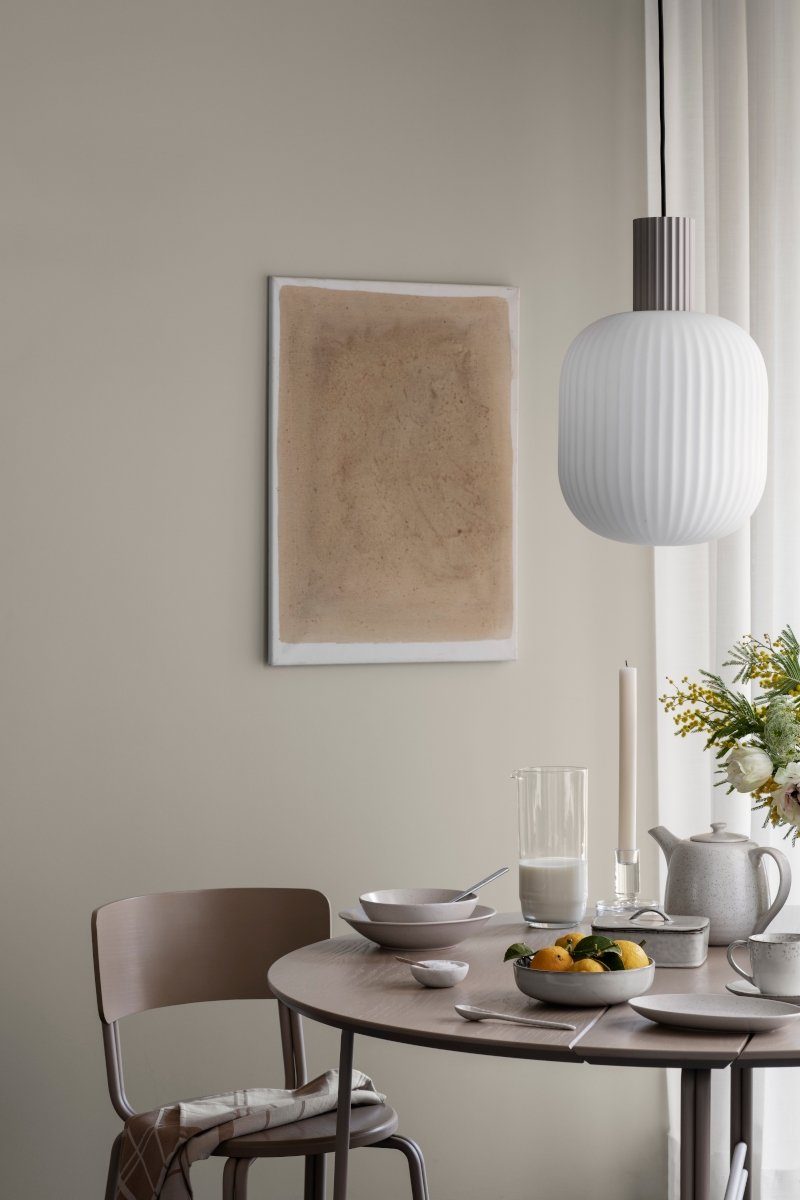 Broste Copenhagen Geschirr-Set Copenhagen NORDIC VANILLA Schale S mit Füßen 8,5cm Set6, Steingut