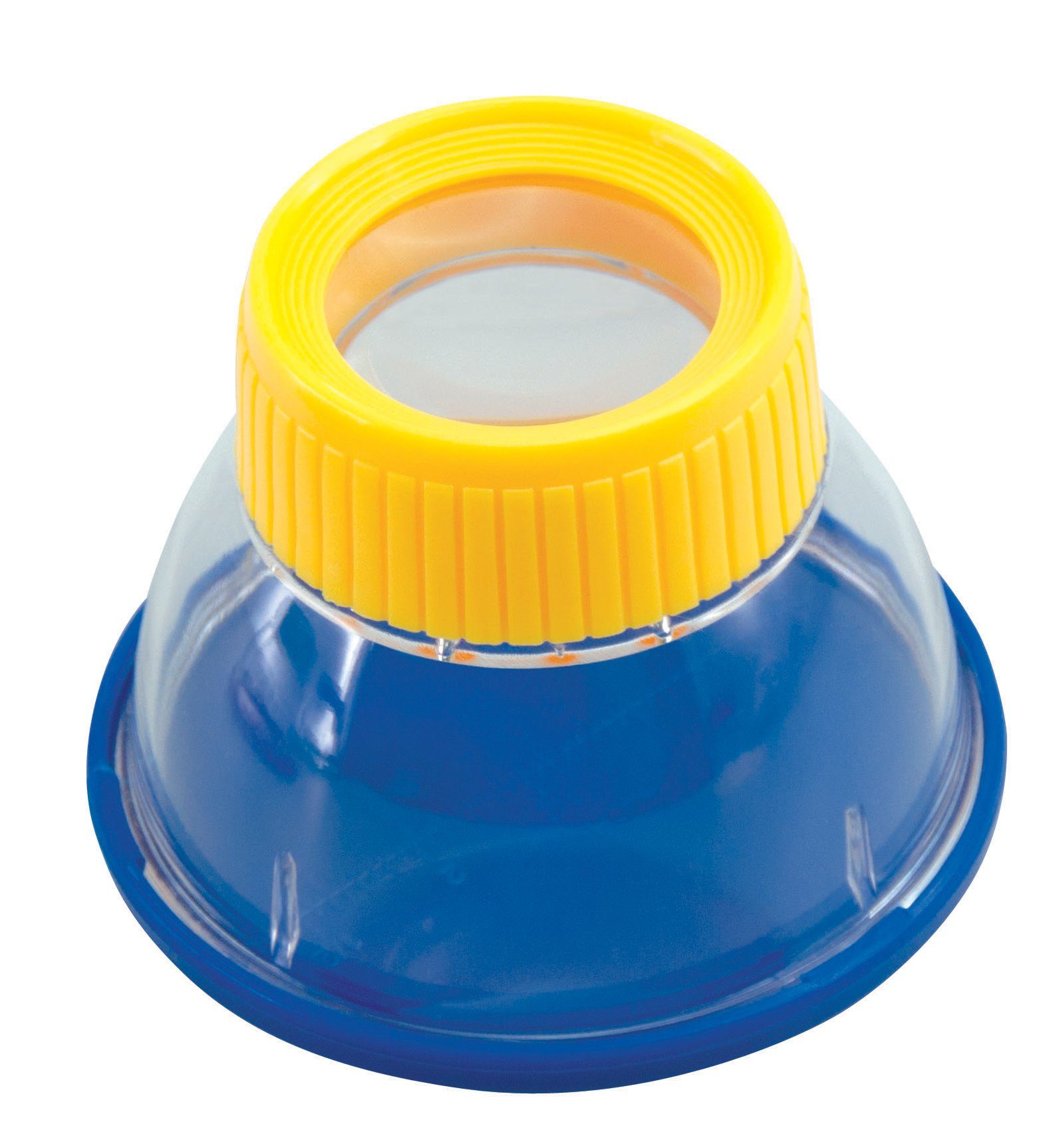 Edu-Toys Becherlupe JS011 Bunte große Becherlupe Lupendose 6fach Kita Schule, 2-tlg.