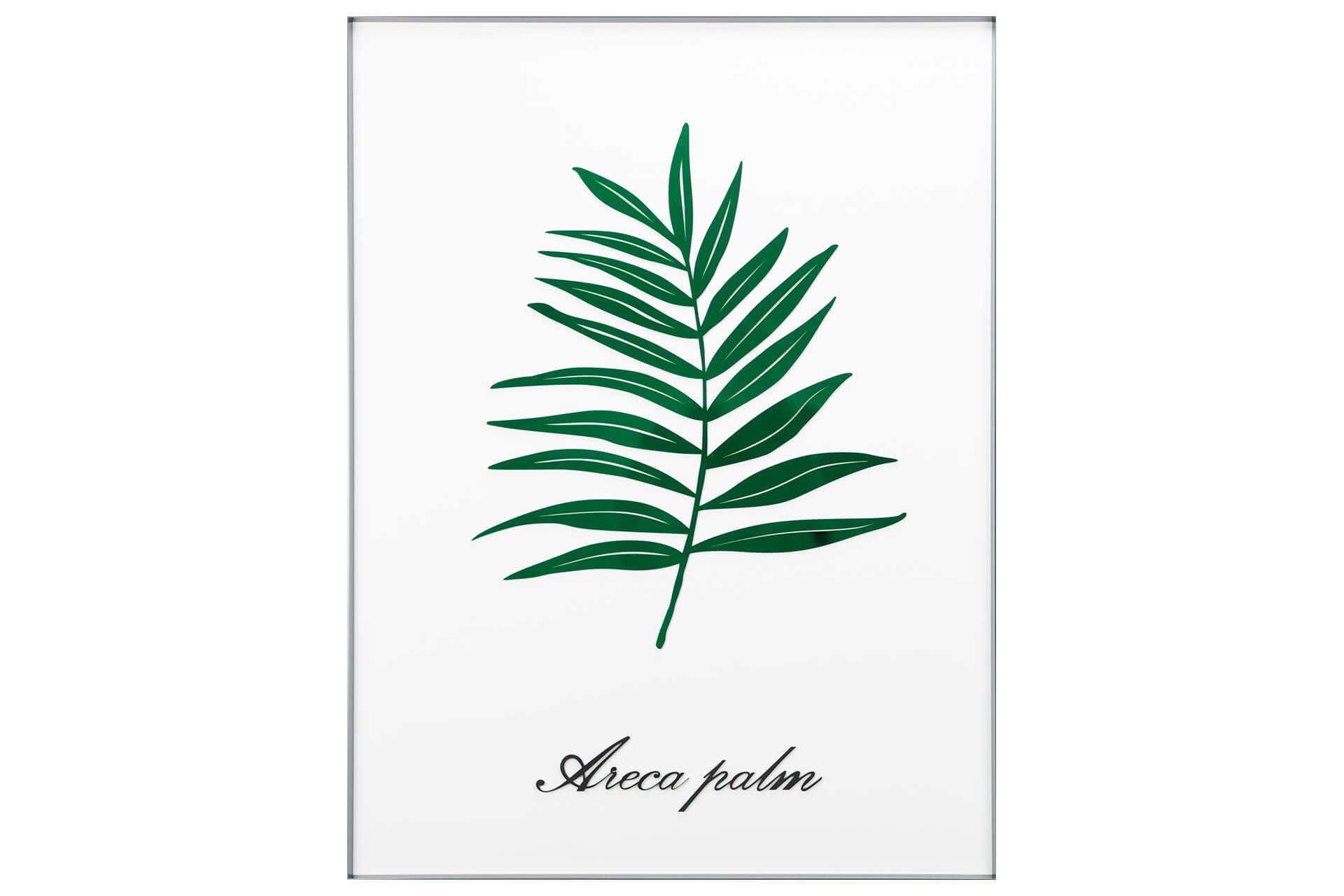 KUNSTLOFT Acrylglasbild Königlicher Fächer 60x80x3.2 cm, handgefertigtes 3D Wandbild