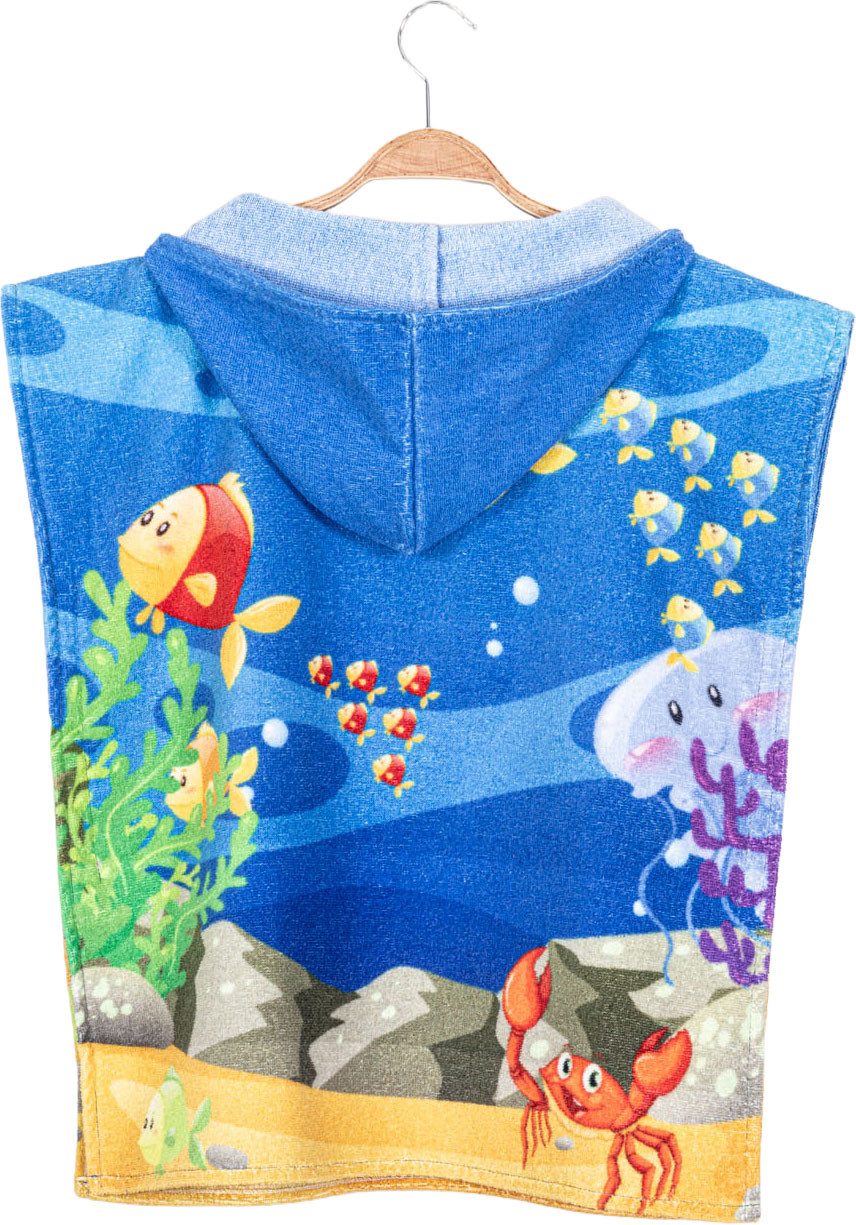 Egeria Badeponcho Mermaid, Baumwolle, one size