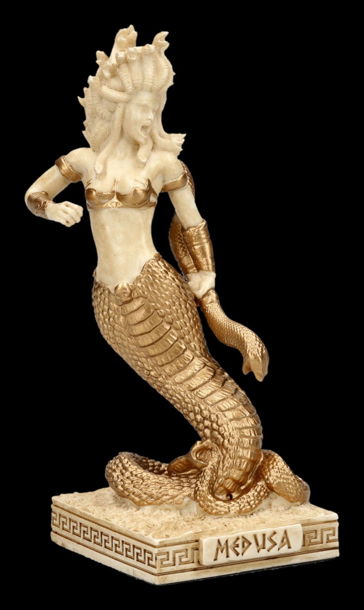 Figuren Shop GmbH Dekofigur Medusa Figur – Griechische Mythologie Miniatur Statue 9 cm Dekofigur