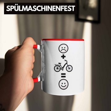 Trendation Tasse E-bike Tasse Geschenk für E-Bike fahrer Geburtstag Lustige Geschenkide