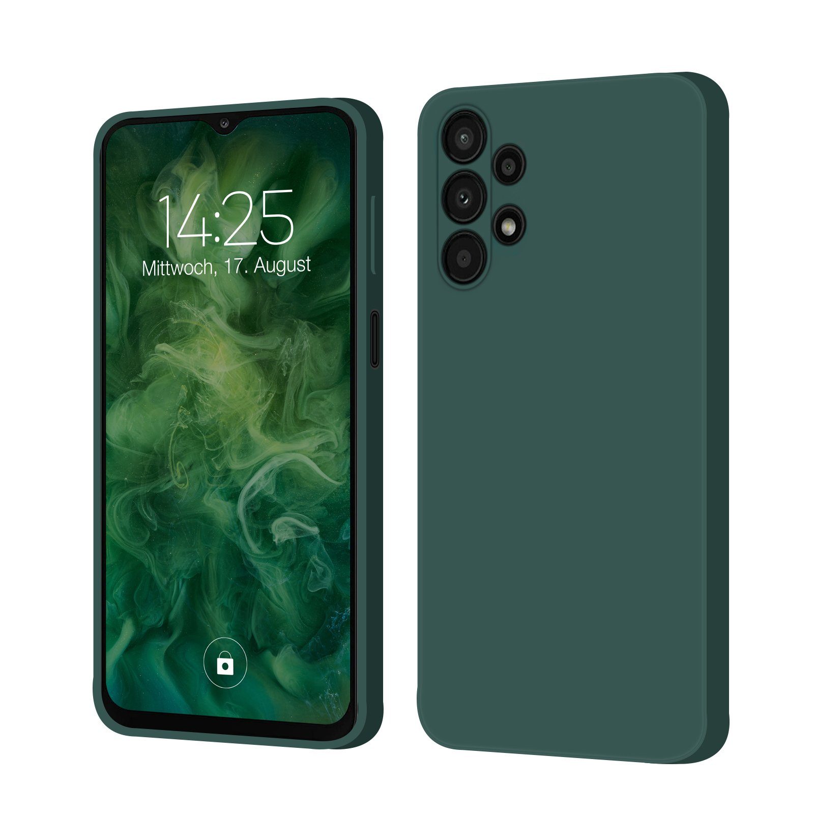 Tec-Expert Handyhülle SoftGrip Cover Hülle für Samsung Galaxy A13, Handy Case Bumper integrierter Kameraschutz flexibel