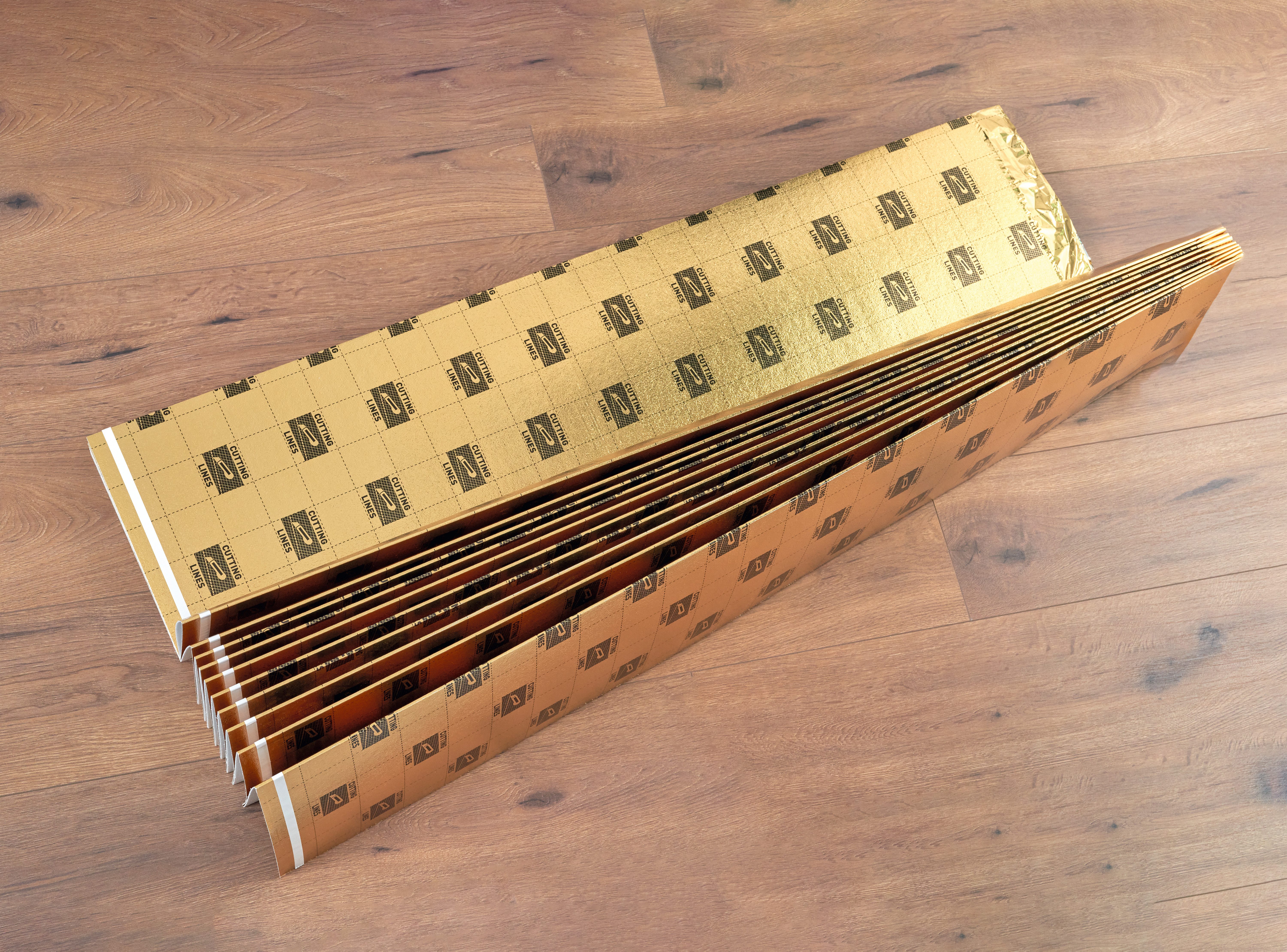 EGGER Trittschalldämmplatte EGGER Laminat Unterlagsmatte Silenzio Duo, 10 m², Trittschalldämmung für Designboden