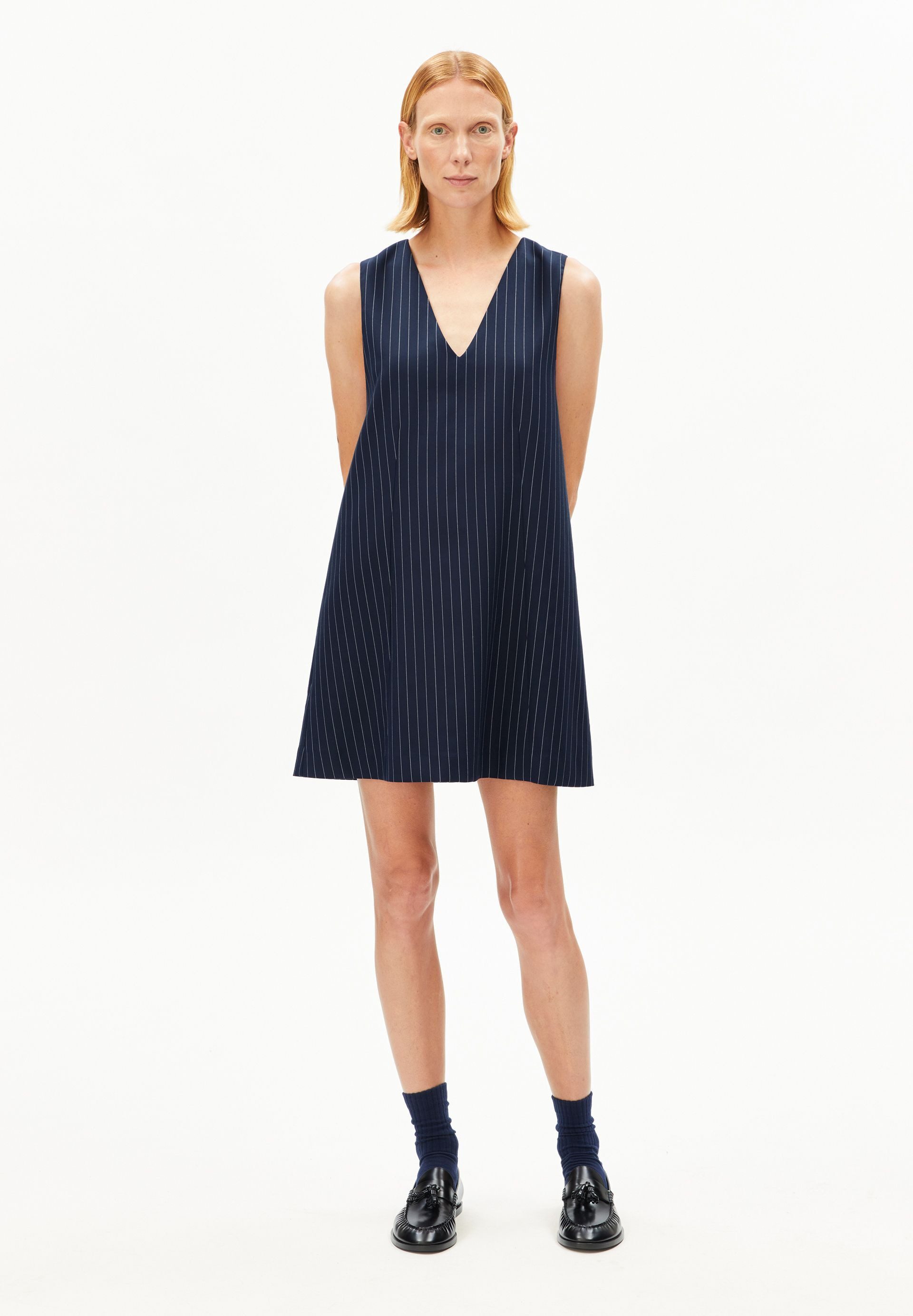 Armedangels Jerseykleid PINSTRIPE PINAAFO Webkleid aus TENCEL™ Lyocell Mix günstig online kaufen
