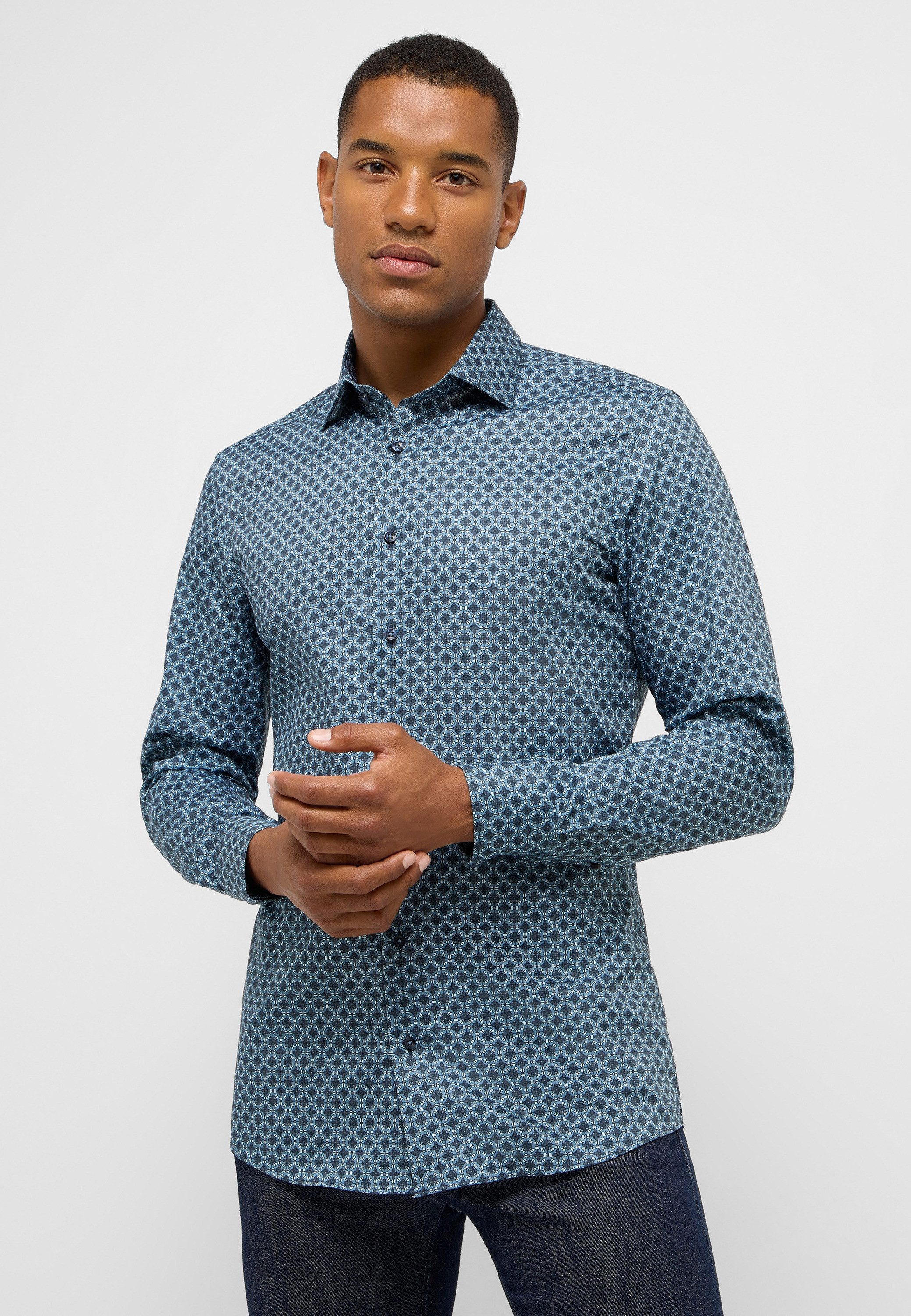 Eterna Langarmhemd SLIM FIT NON IRON günstig online kaufen