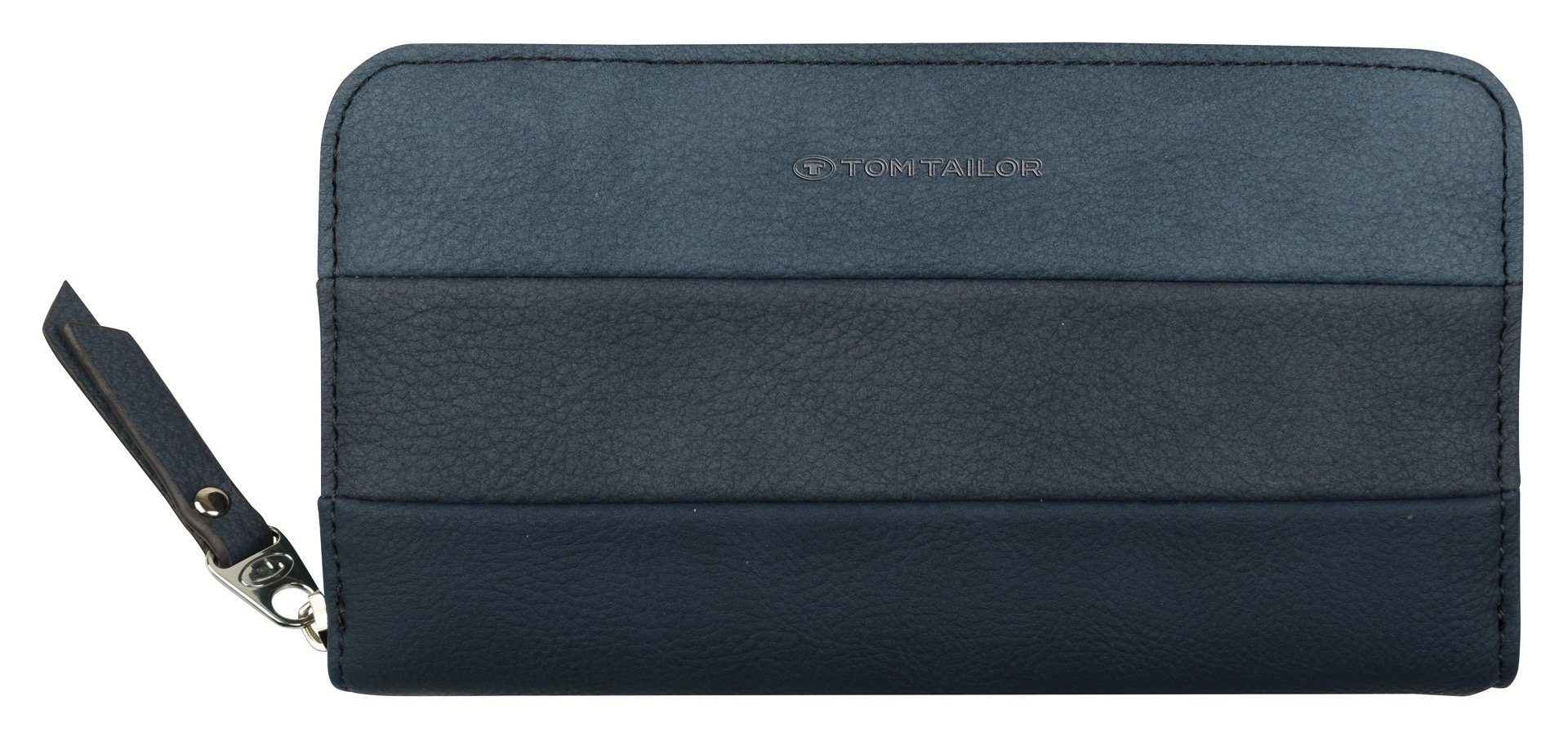 TOM TAILOR Geldbörse ELLEN Long zip wallet, im modischen Streifendesign