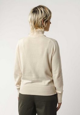 MELA Rollkragenpullover Feinstrick Rollkragenpullover MAYURA Rippbündchen