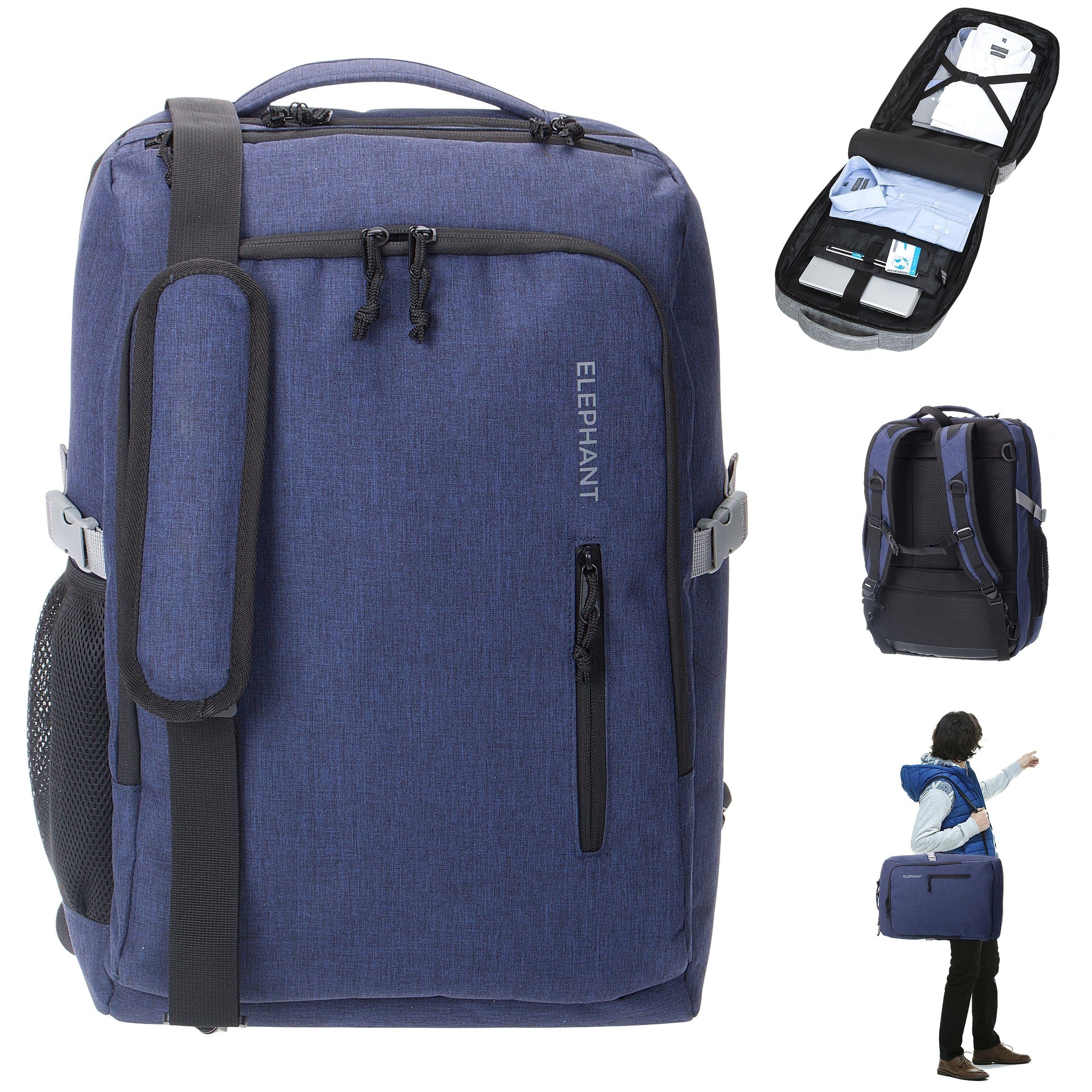 ELEPHANT Reiserucksack Flugzeug Handgepäck Fly Legends 12900, Kabinengepäck günstig online kaufen